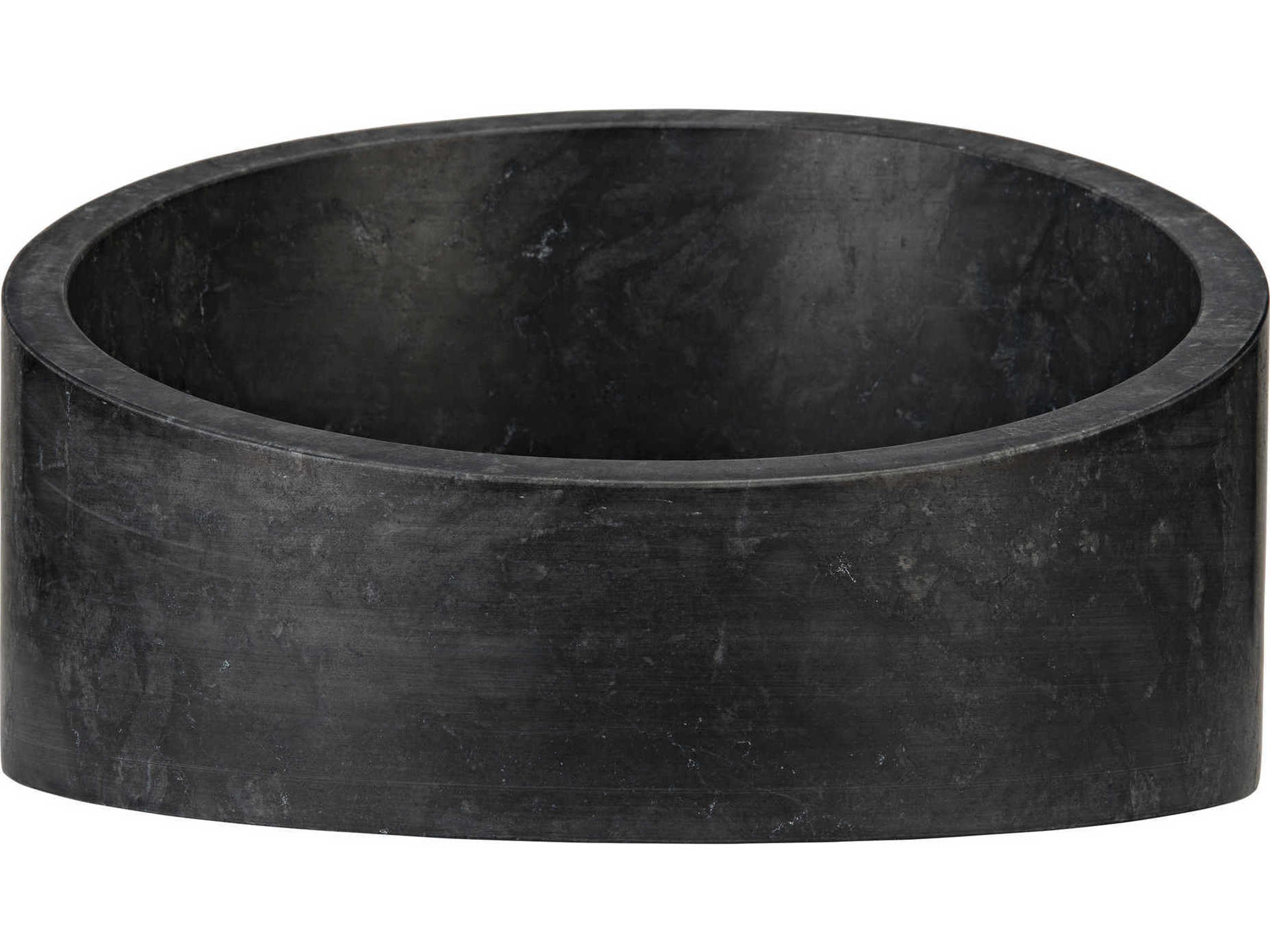 Black Marble Marshall Decorative Bowl