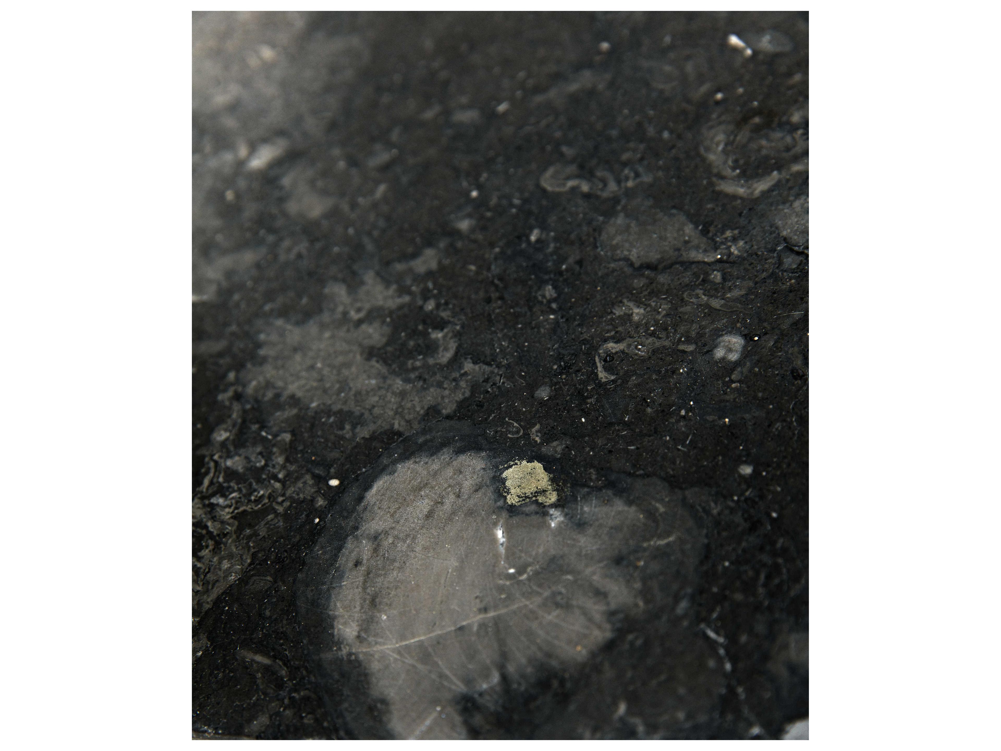 Noir Black Marble End Table