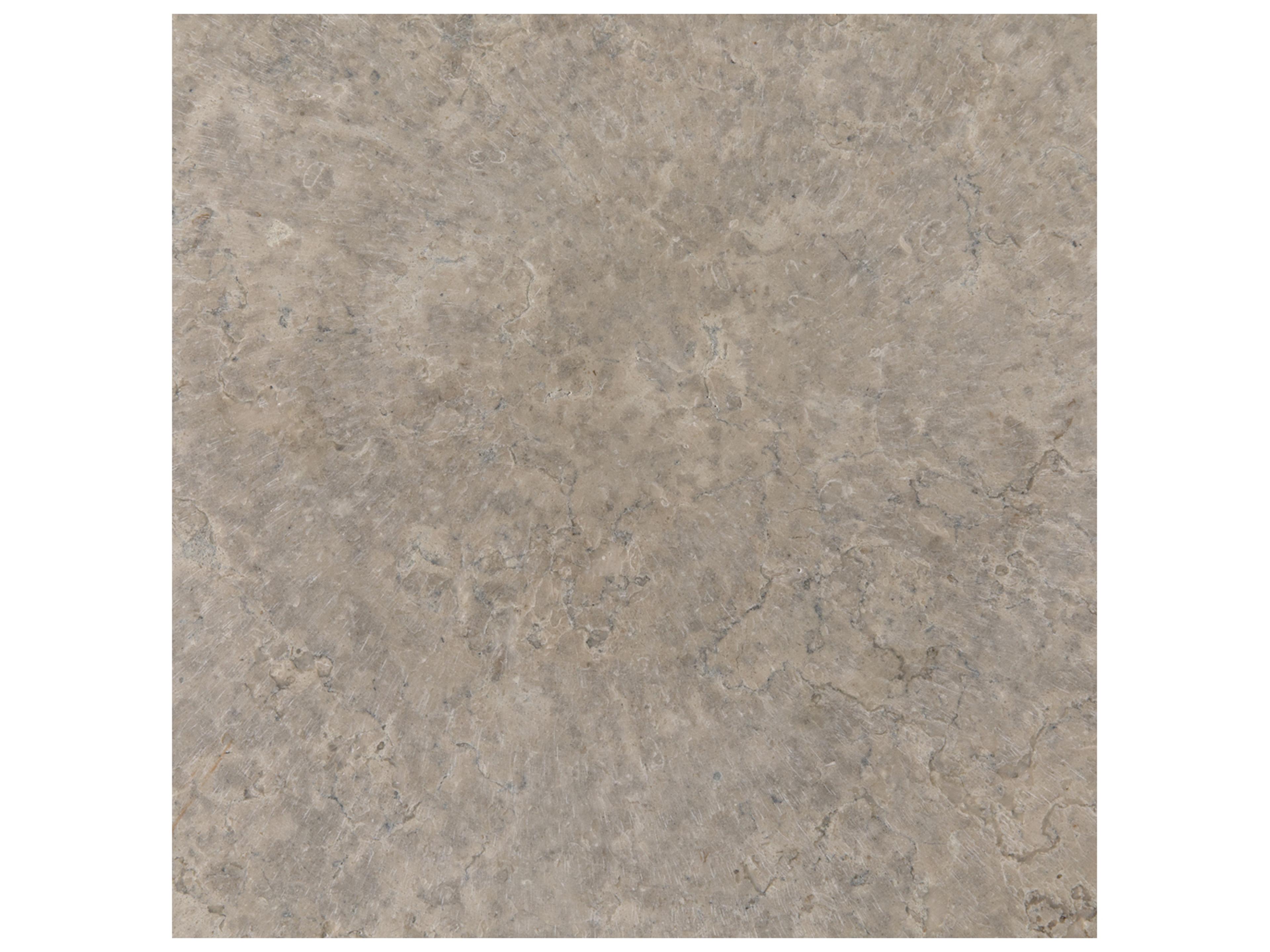 Noir Round Diva White Marble End Table