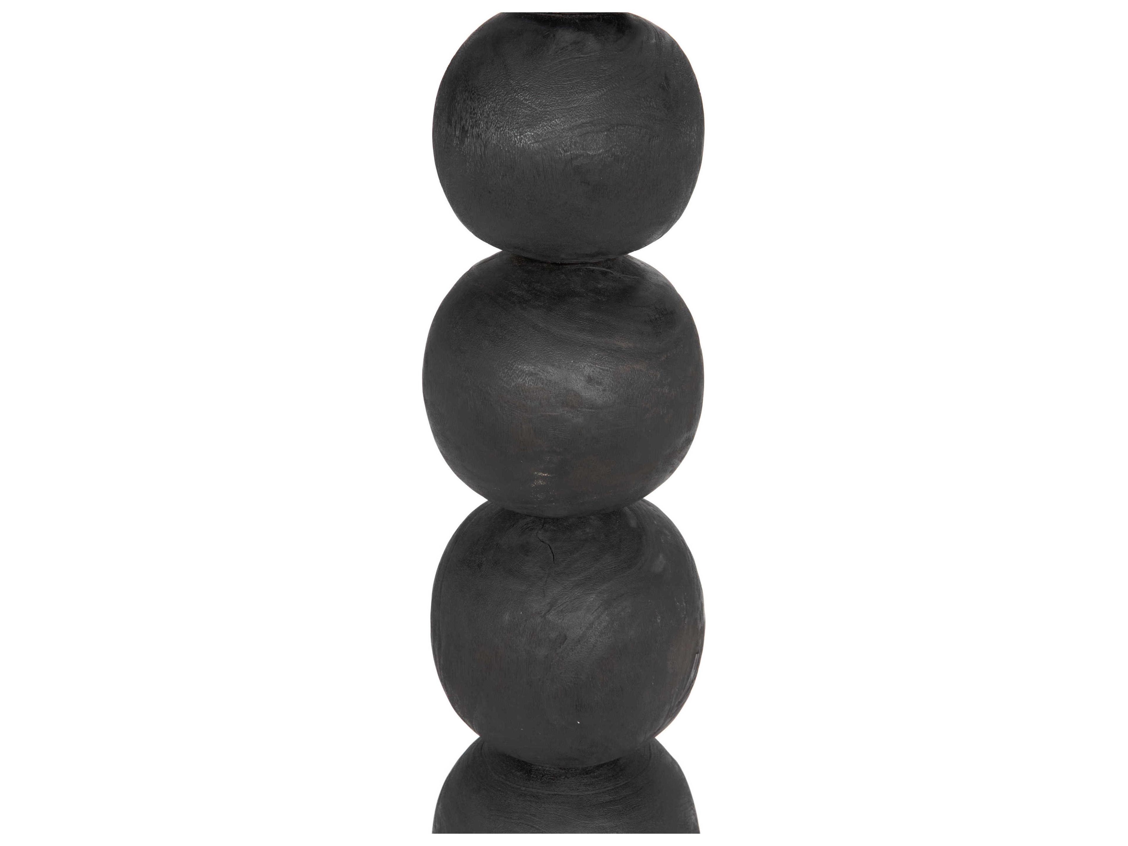 Noir Burnt Black Alpha Decorative Accent