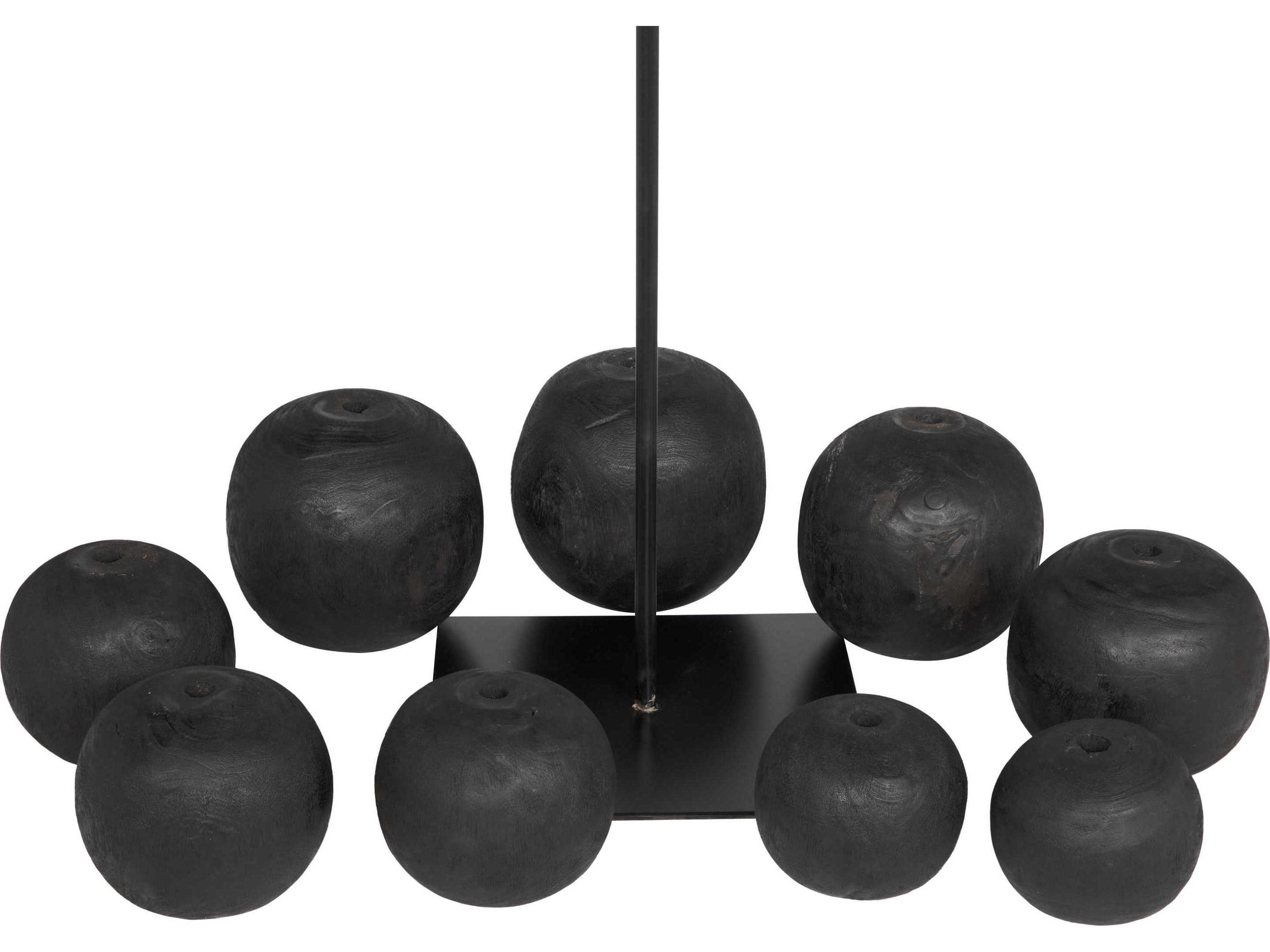 Noir Burnt Black Alpha Decorative Accent