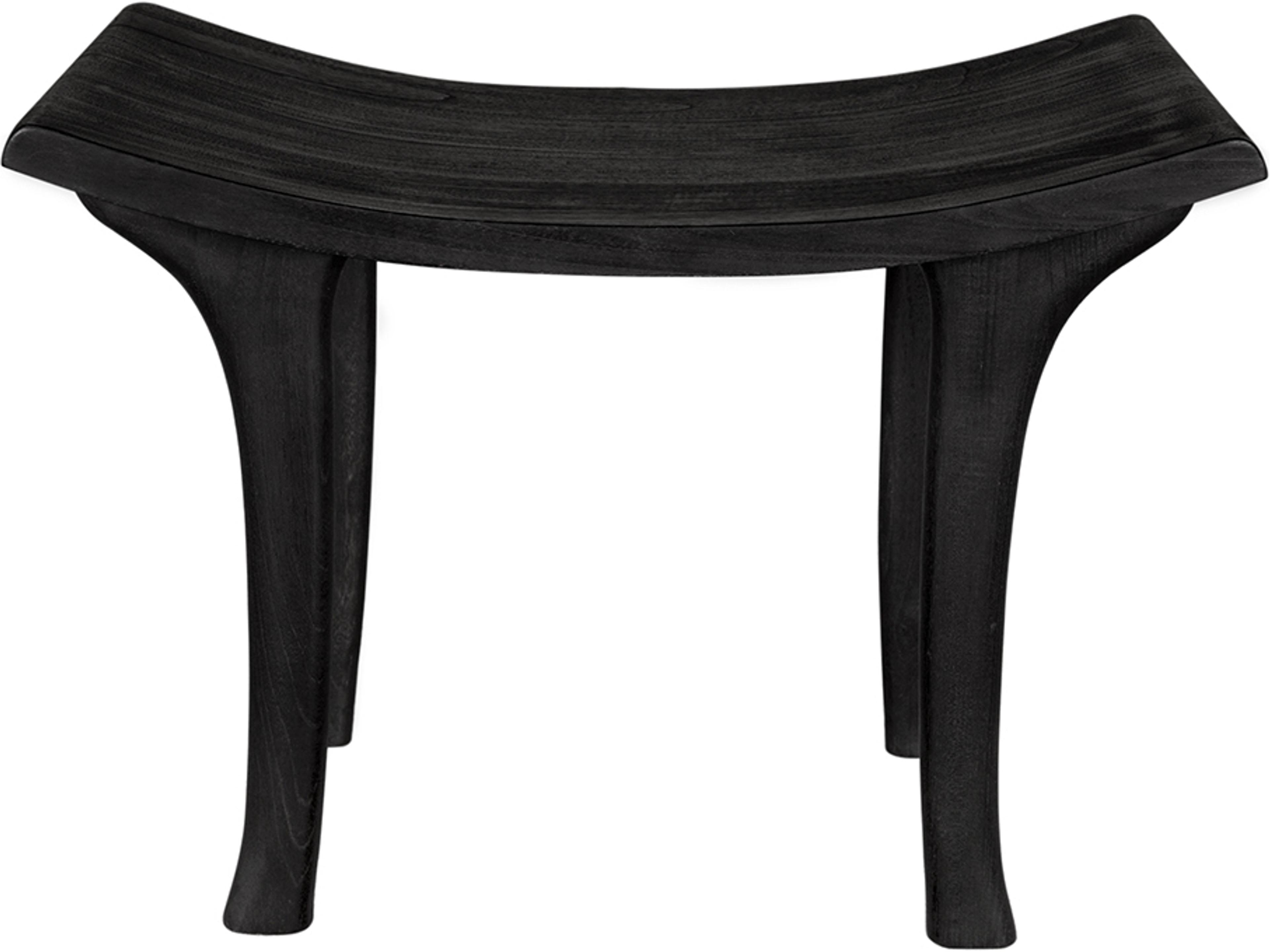 Noir Kyoto Black Accent Bench
