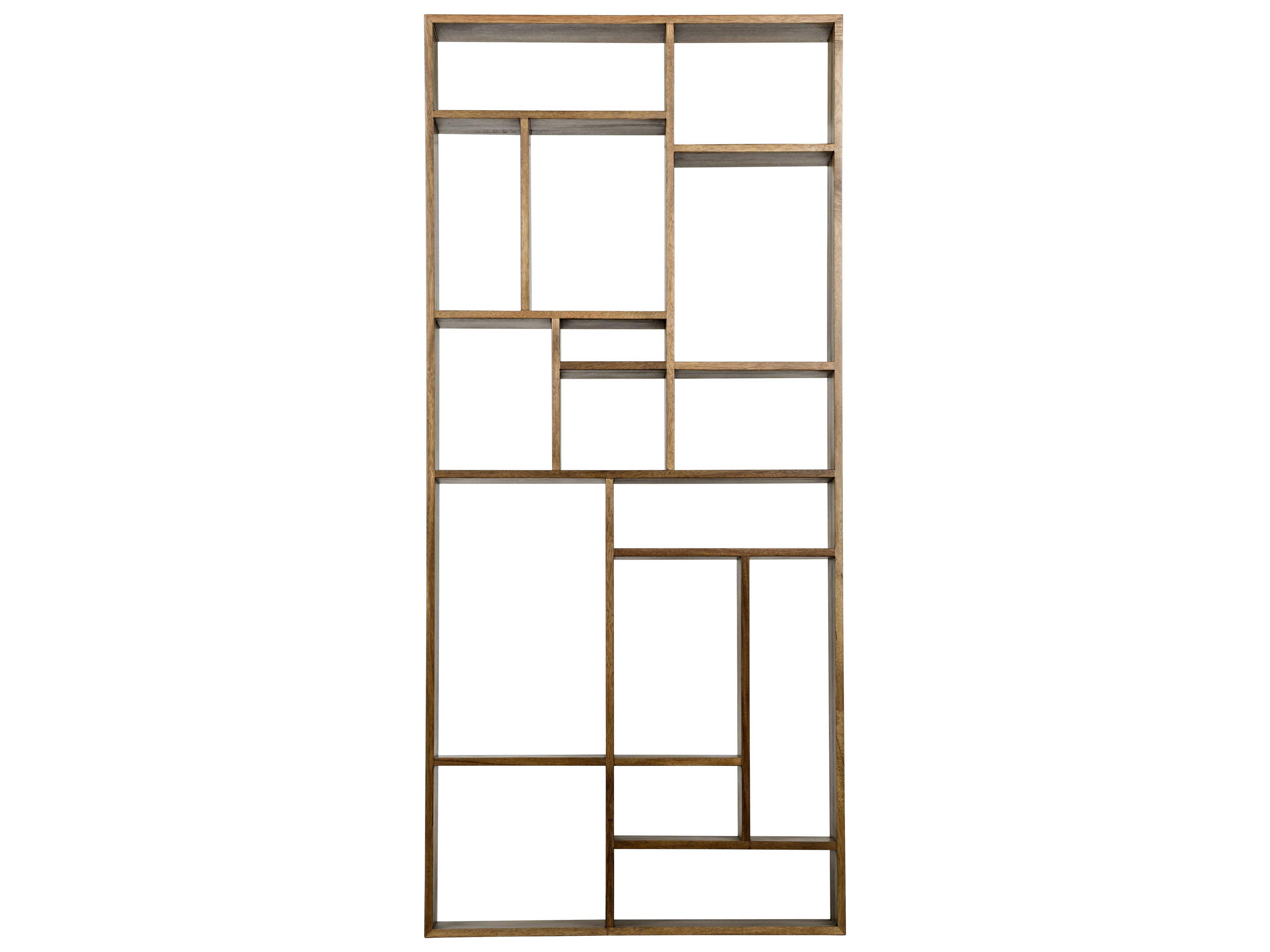 Noir Shelving Units Dark Walnut Bookcase