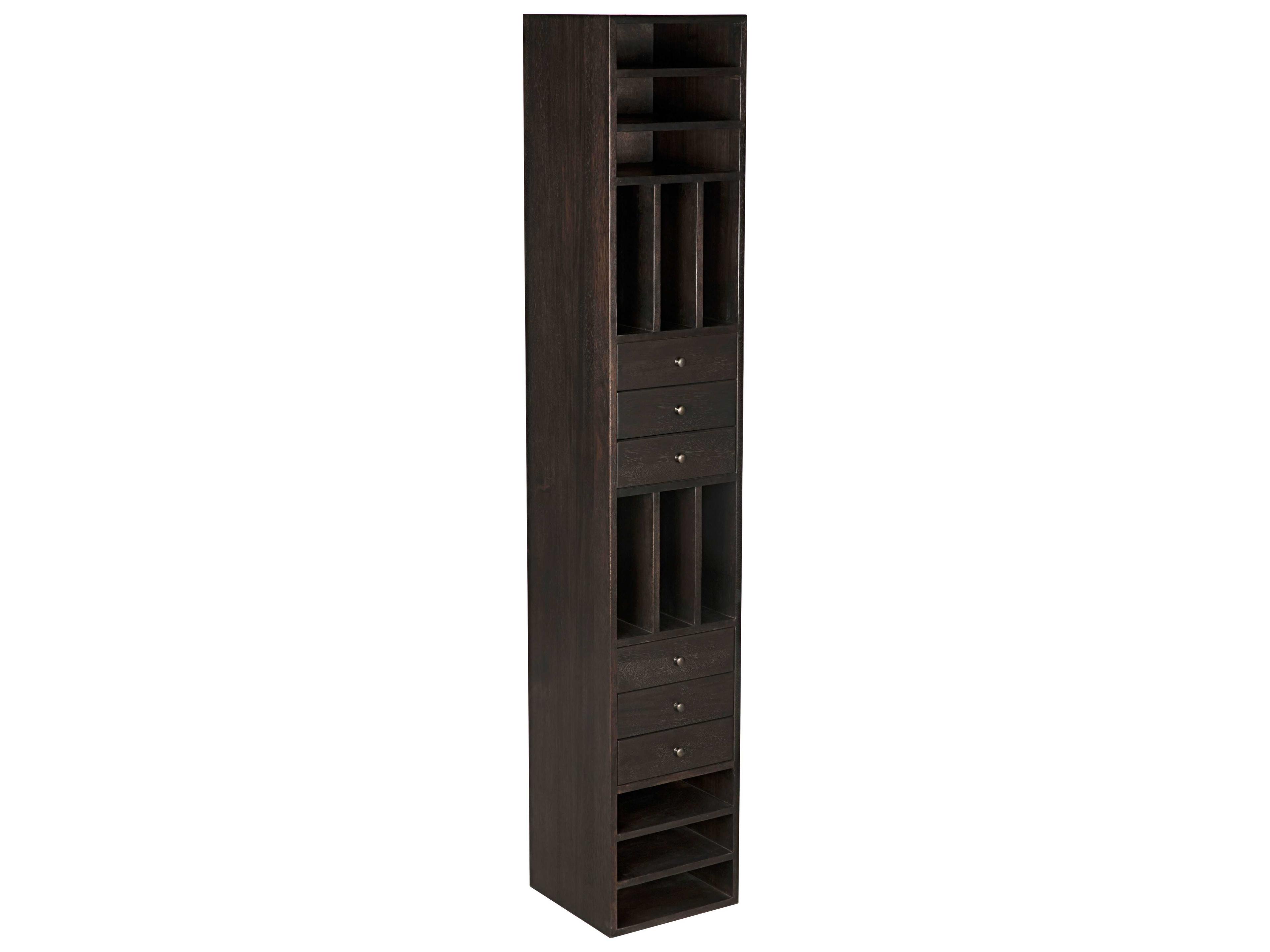 Noir Ebony Walnut Bookcase