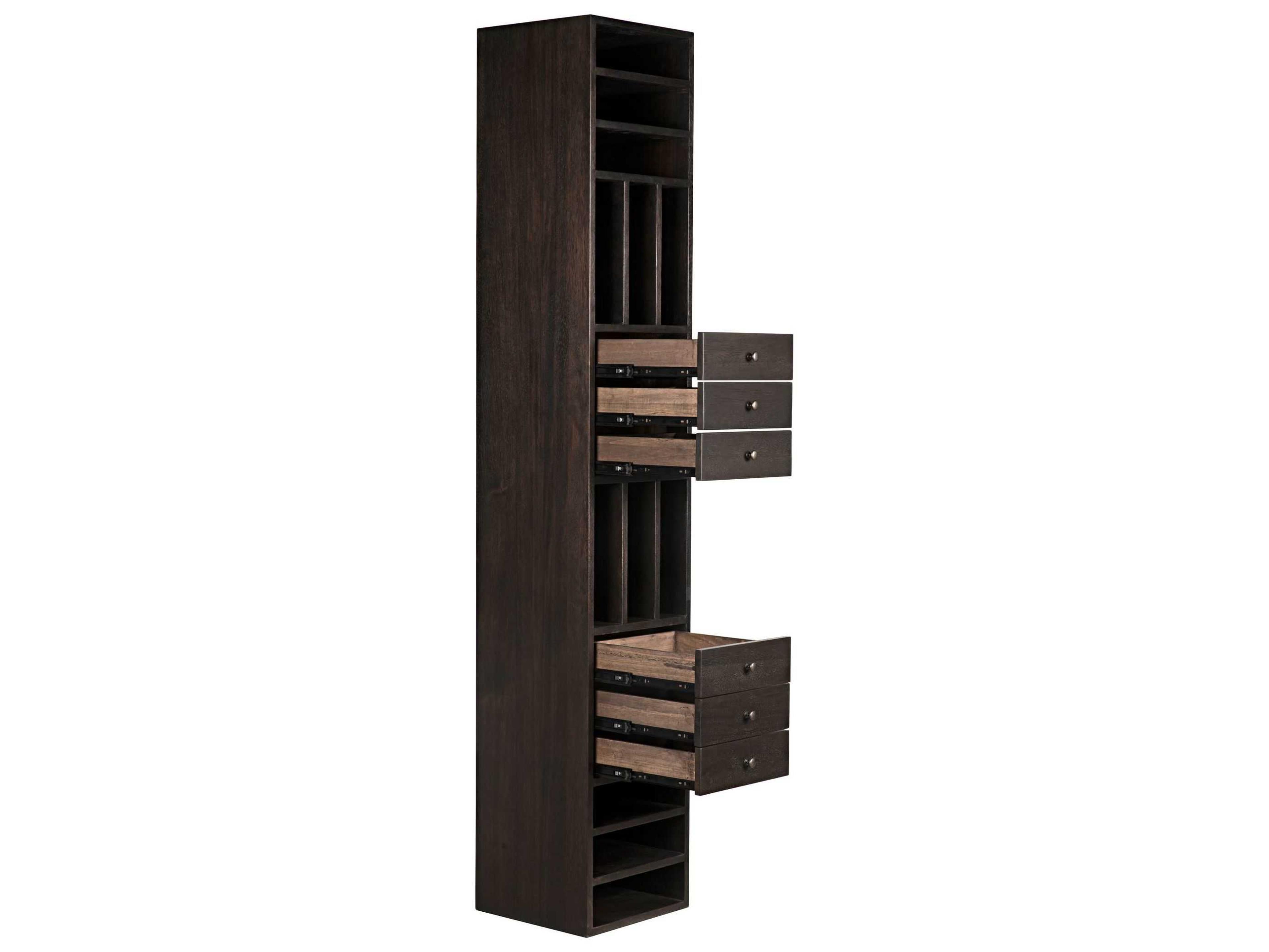 Noir Ebony Walnut Bookcase