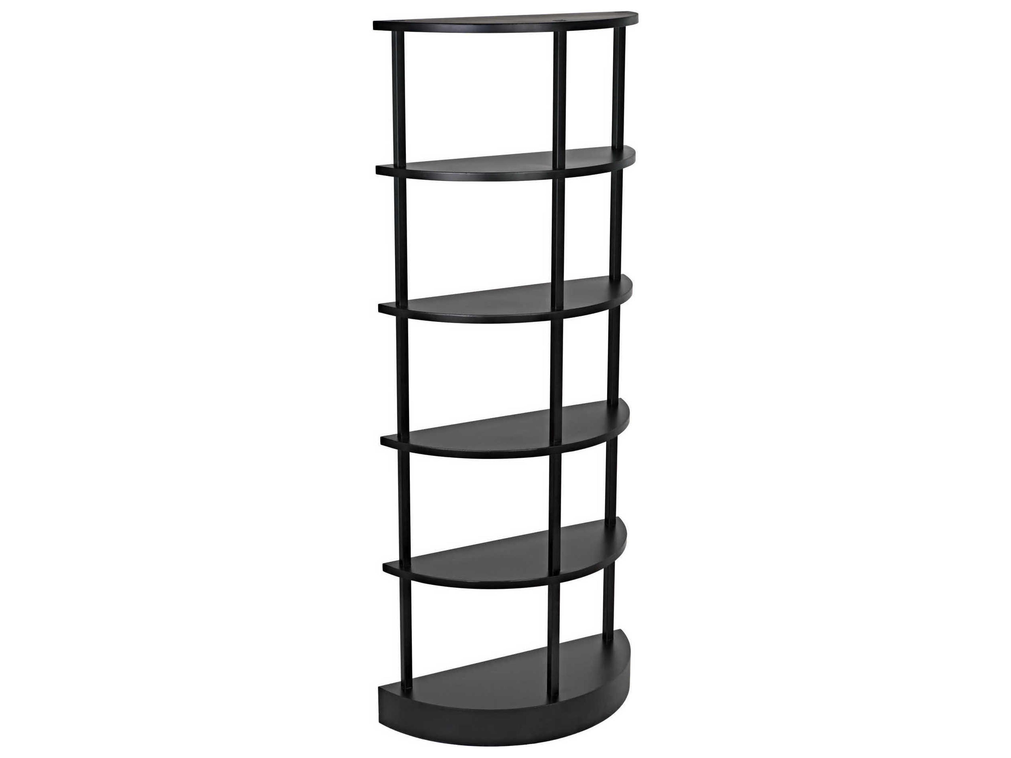 Black Metal Bookcase