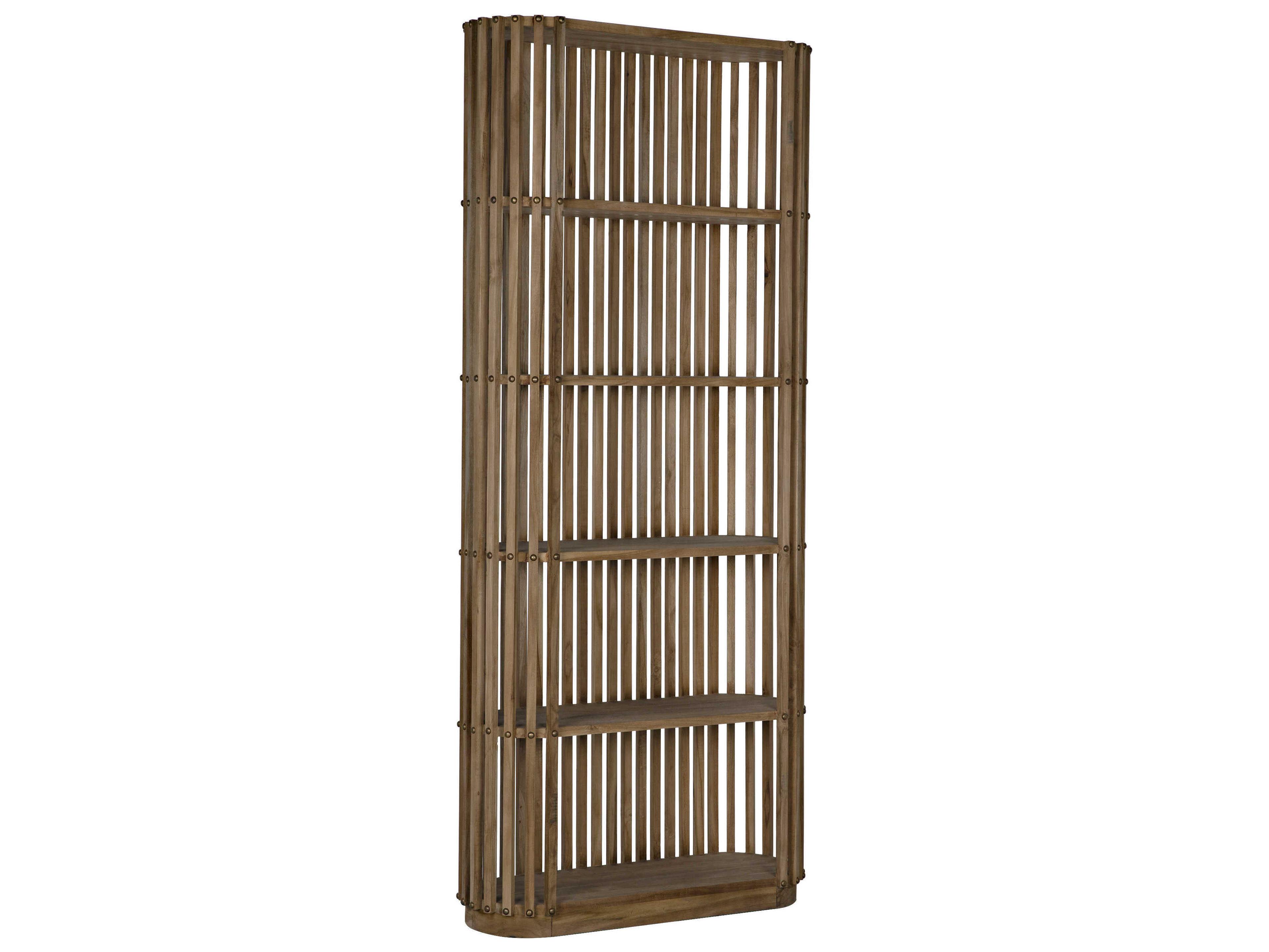 Opal Teak Bookcase in Natural Finish