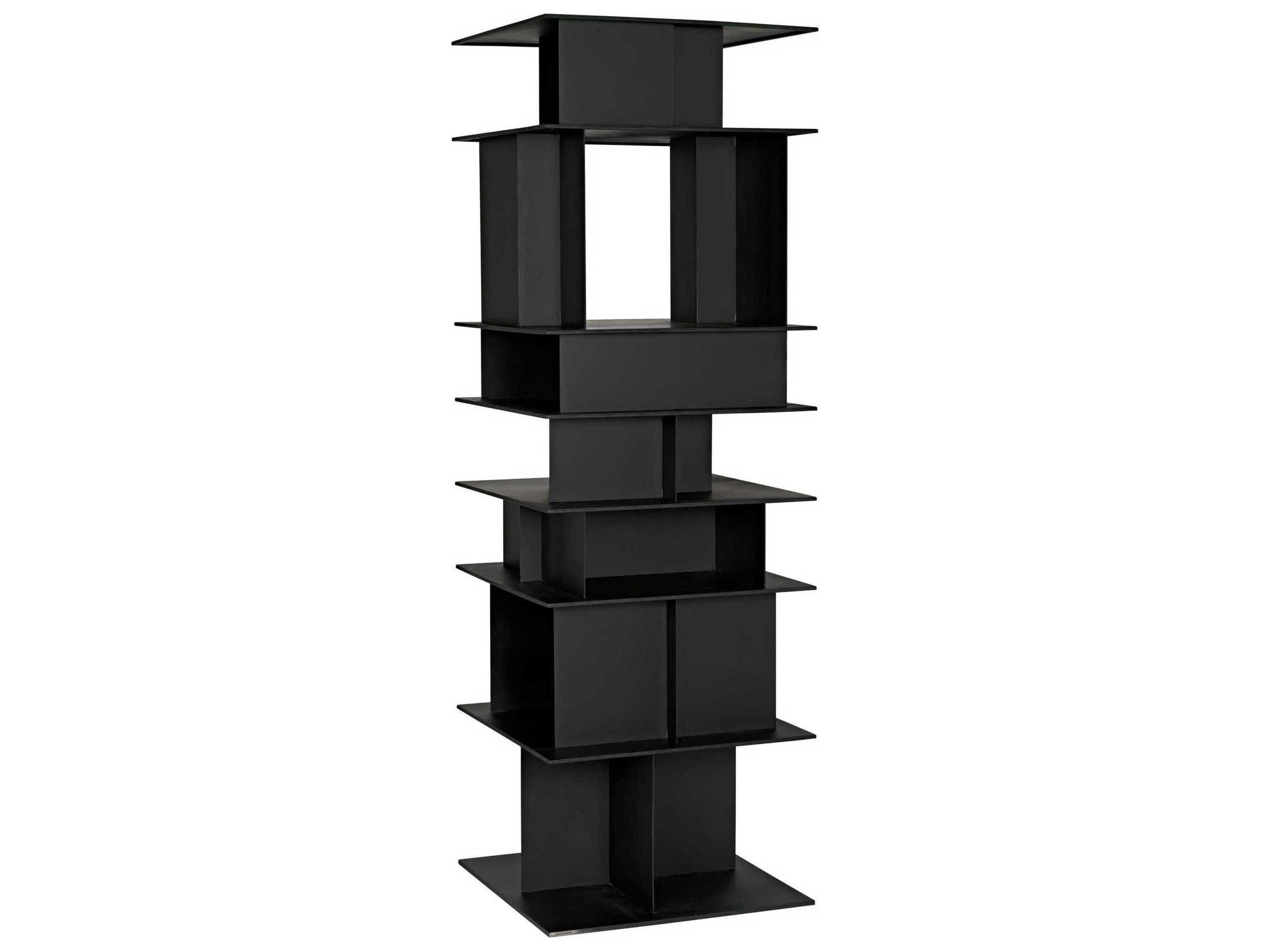 Matte Black Etagere