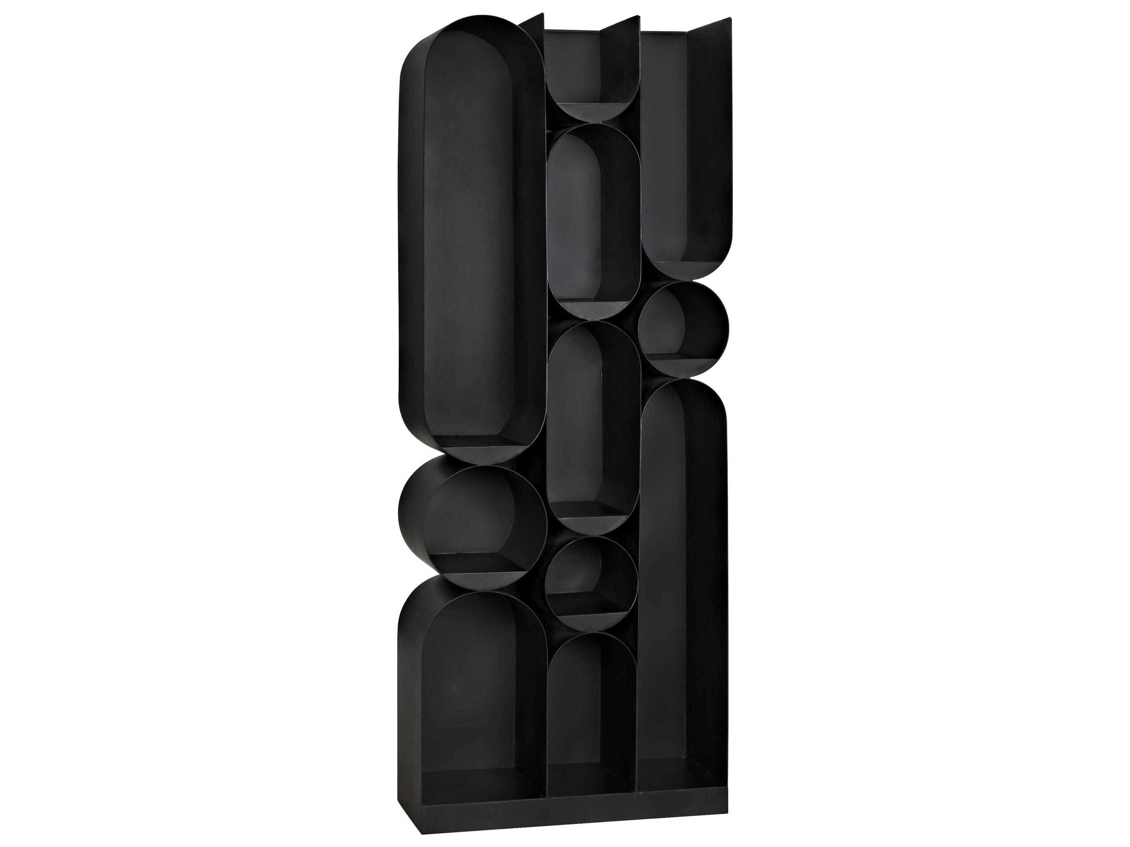 Matte Black Bookcase