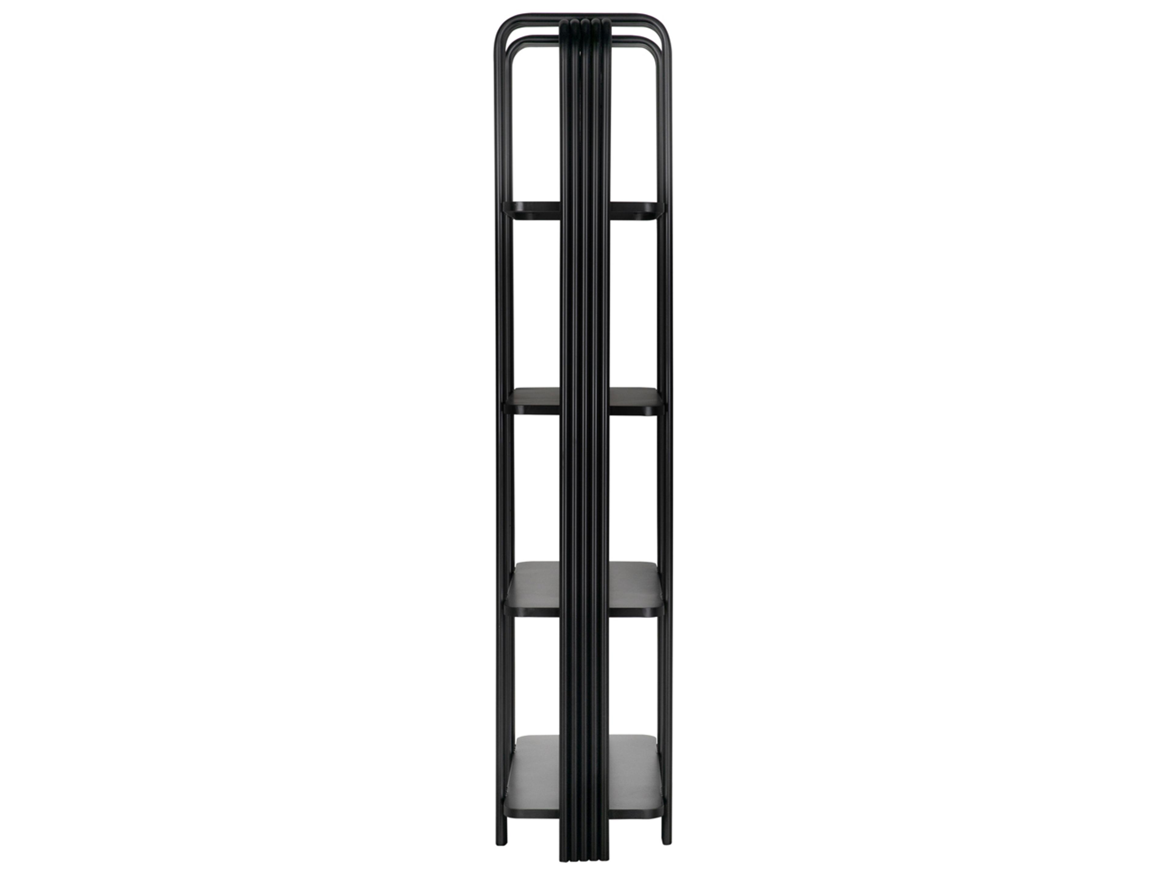 Noir Giza Matte Black Bookcase