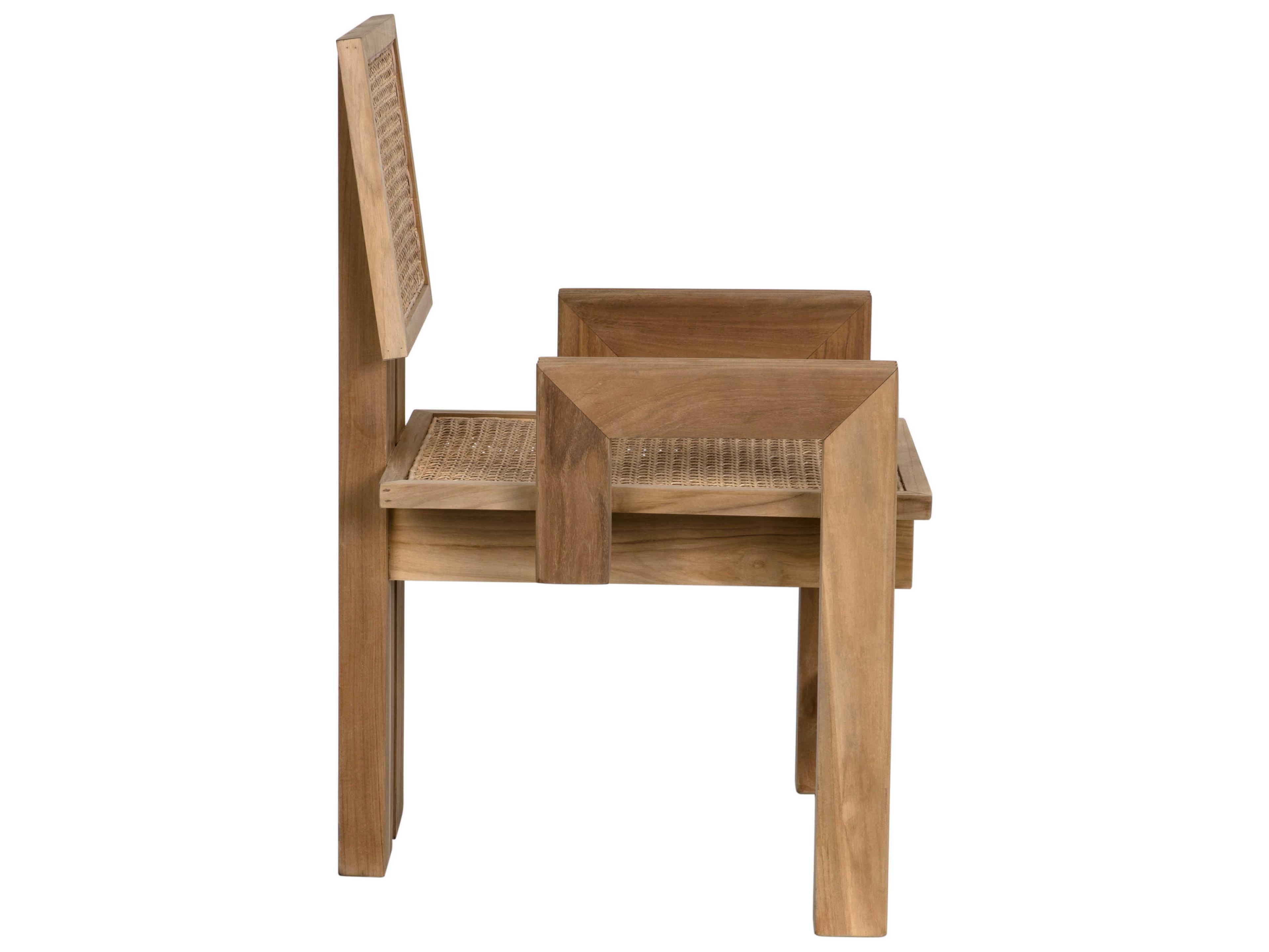 Noir Fatima Brown Accent Chair