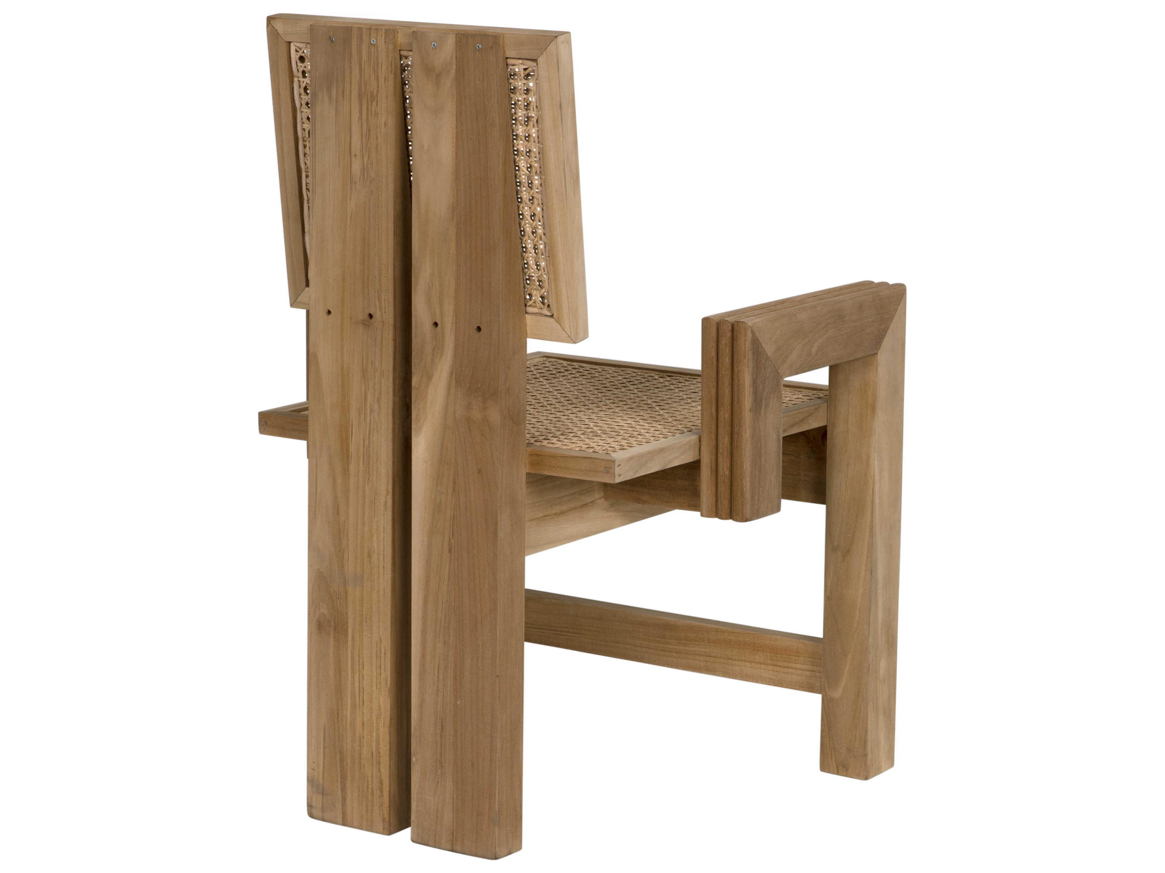 Noir Fatima Brown Accent Chair