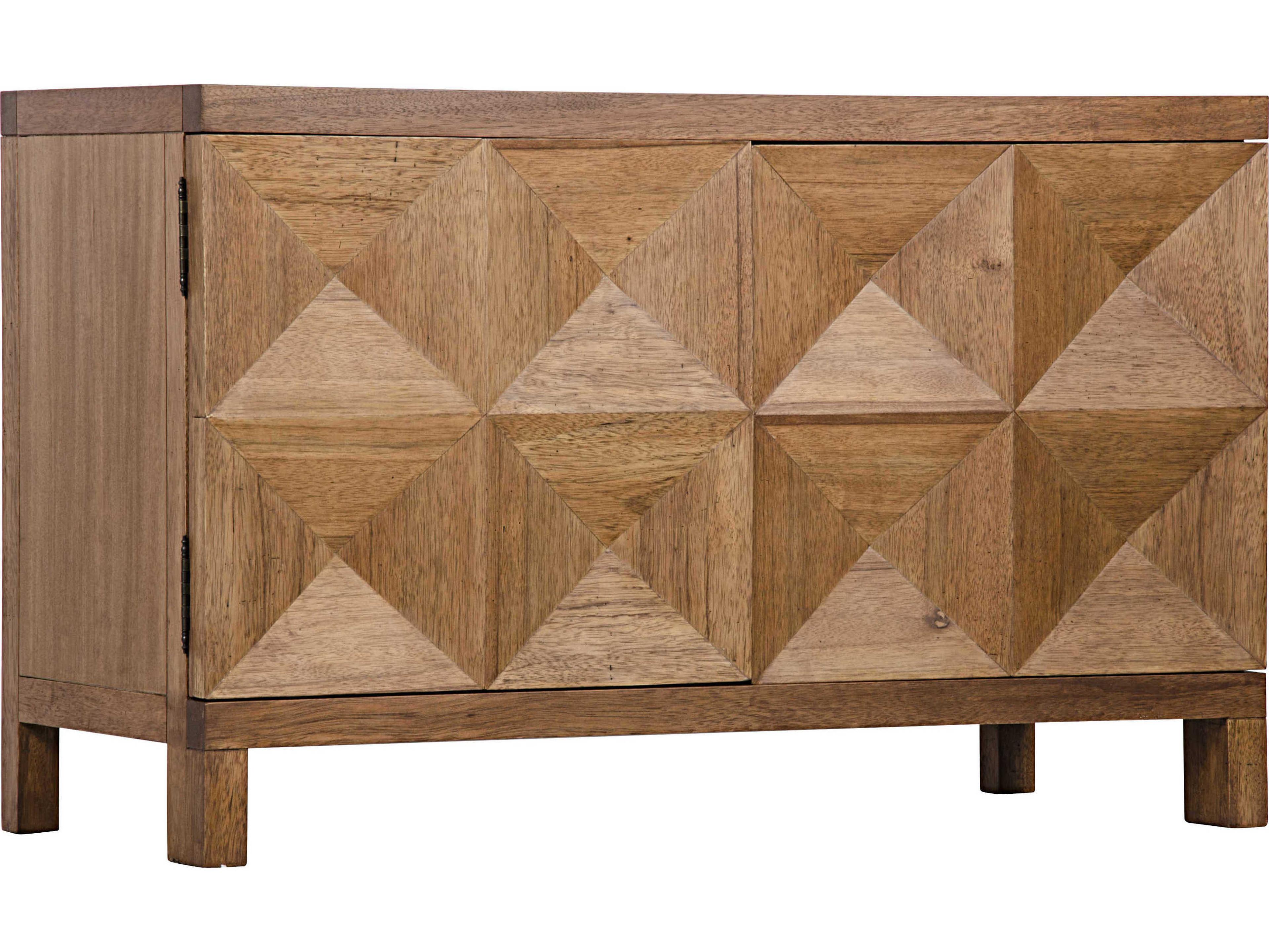52" Walnut Wood Dark Sideboard
