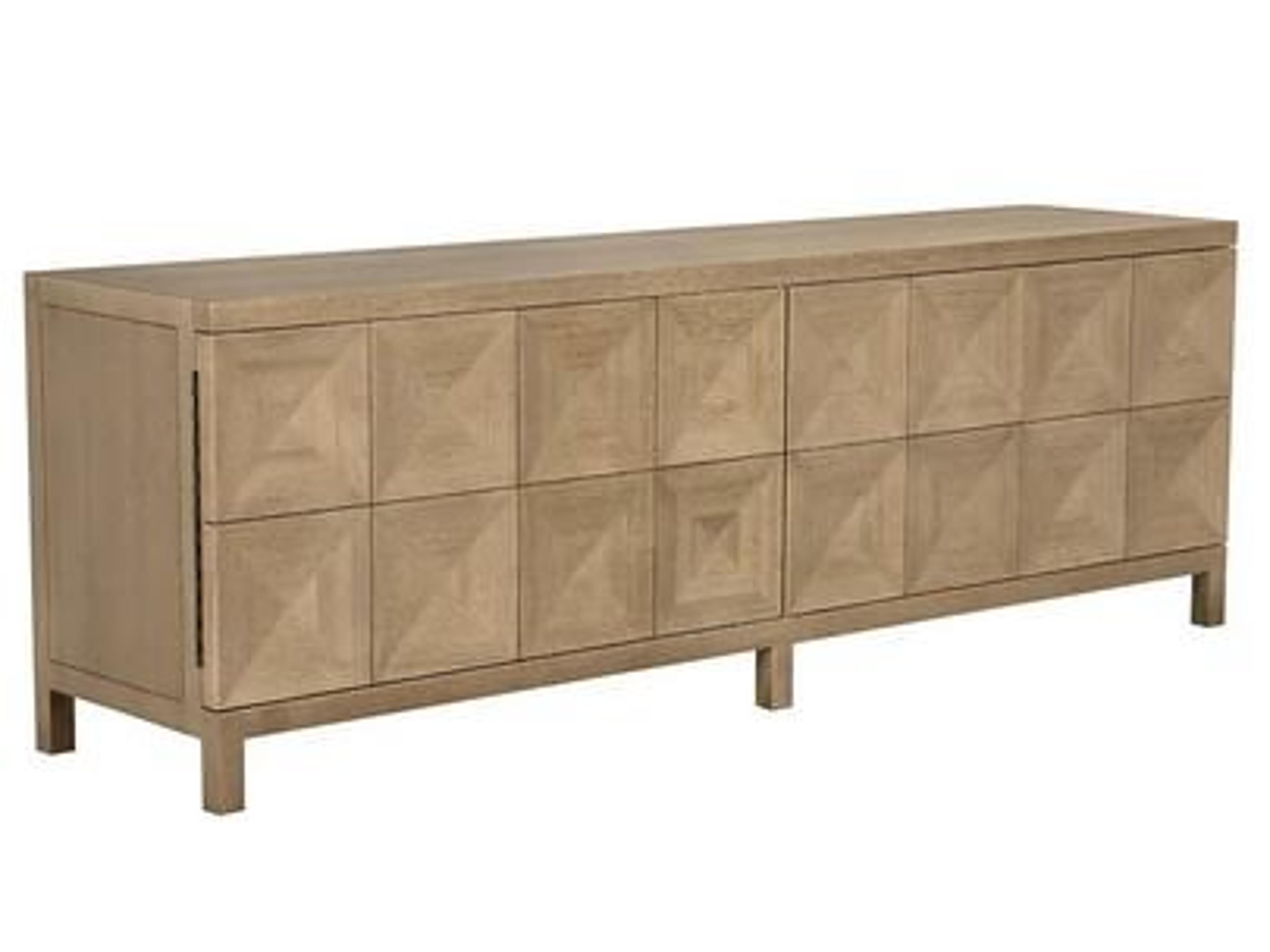 Quadrant 96" Walnut Wood Washed Sideboard