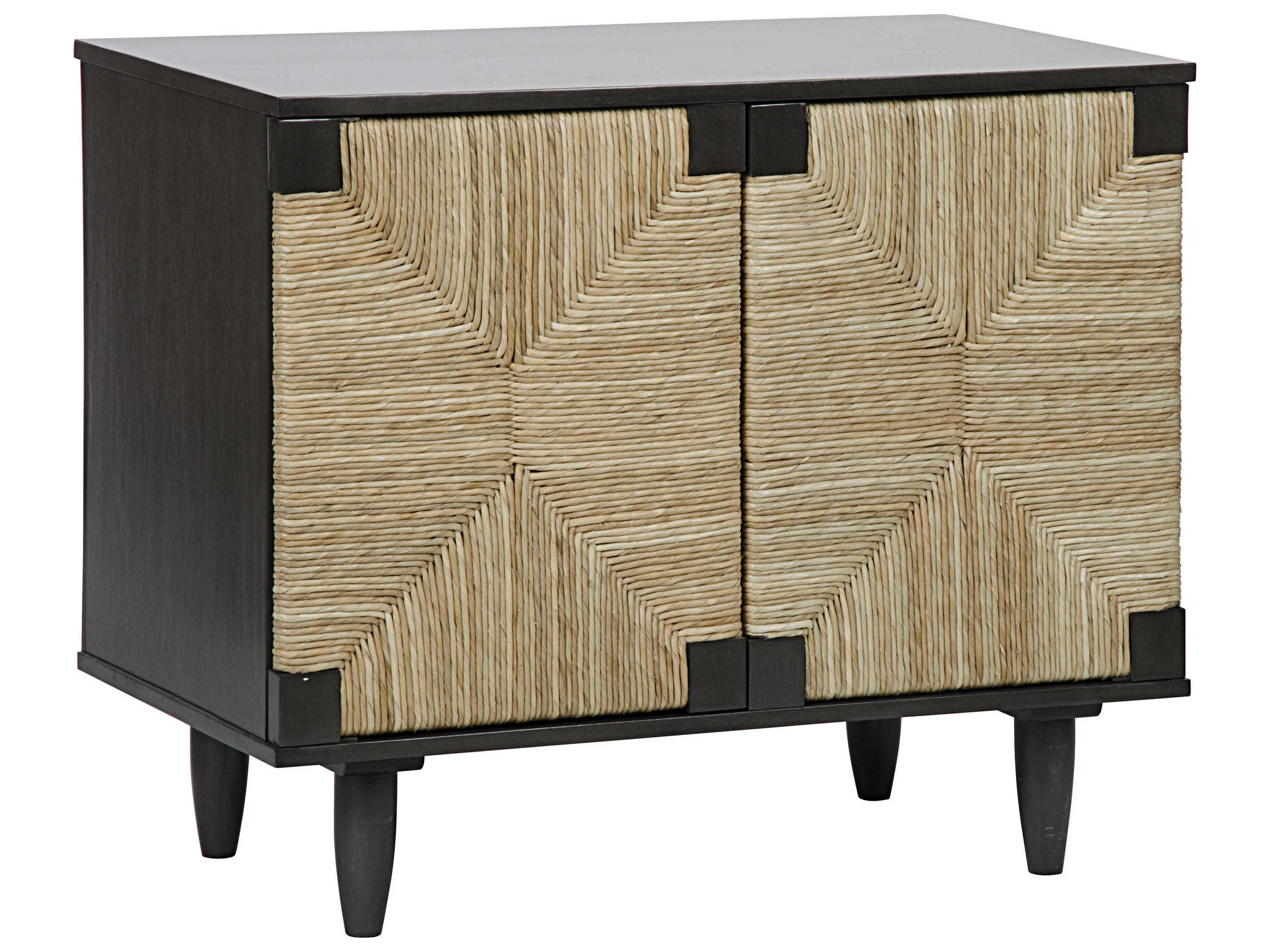 38" Mahogany Wood Pale Sideboard