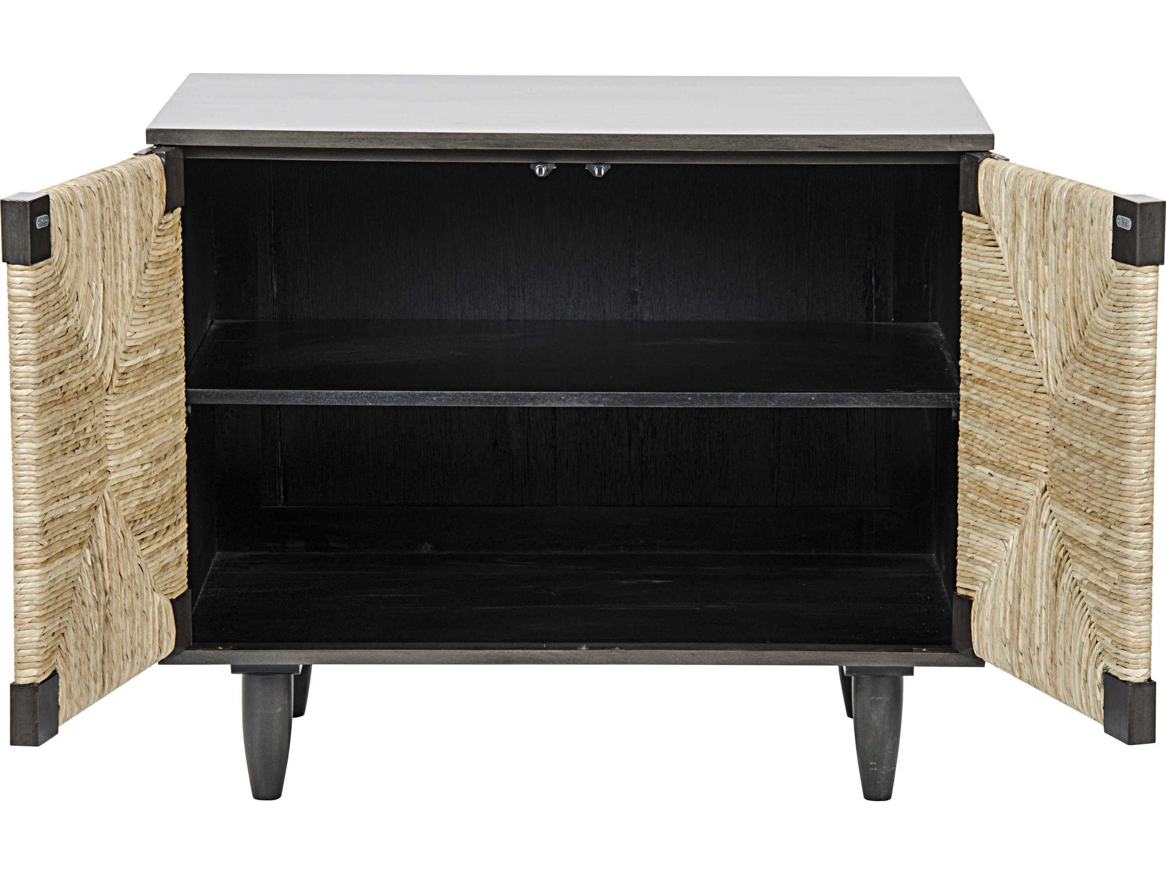 Noir 38" Mahogany Wood Pale Sideboard