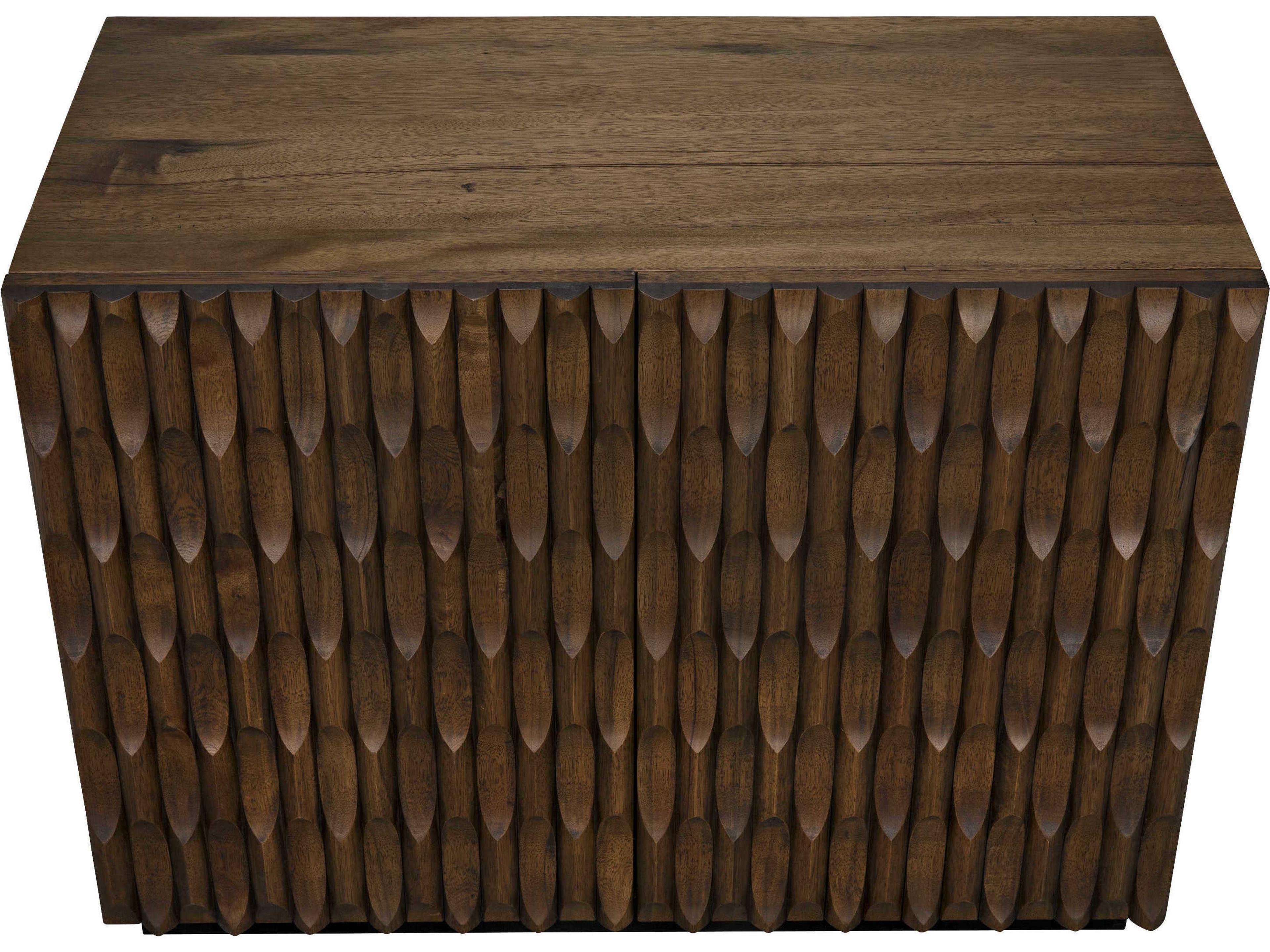 Noir 43" Walnut Wood Dark Sideboard