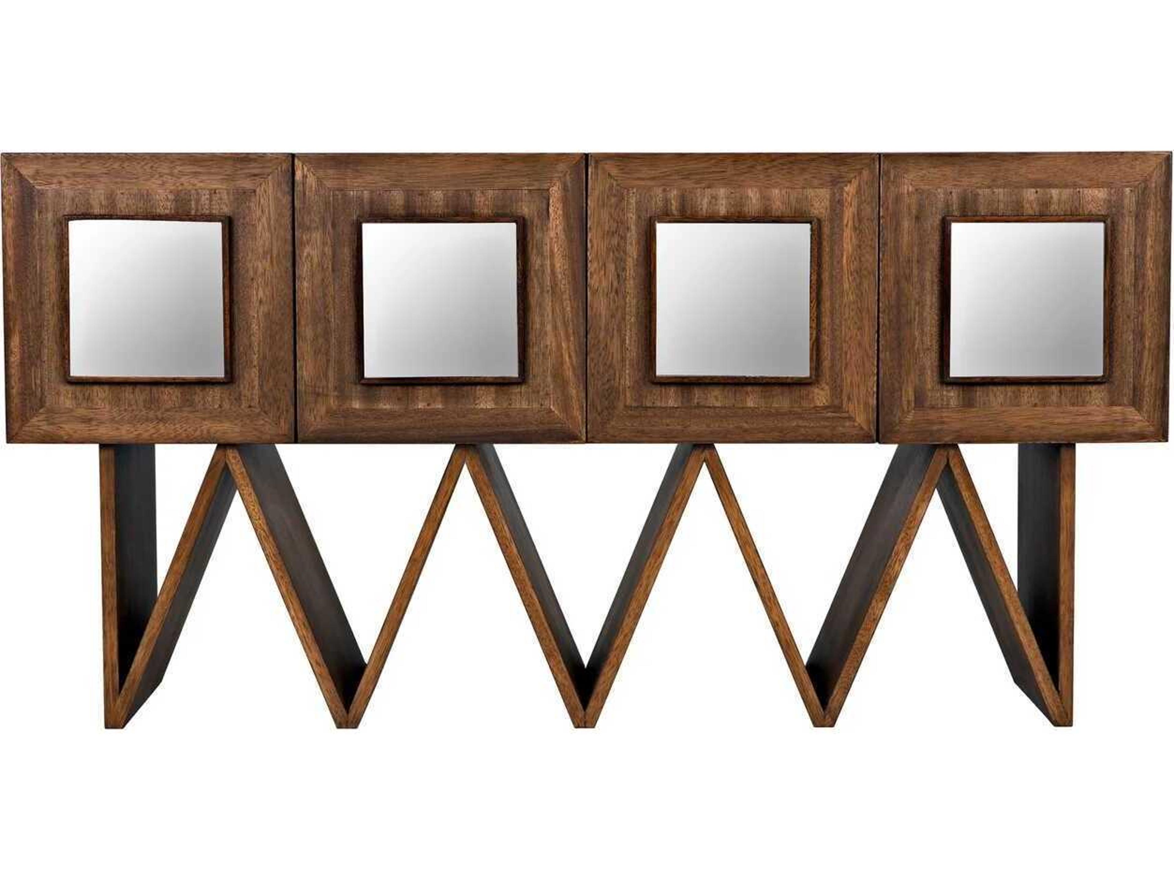 Noir 60" Walnut Wood Dark Sideboard