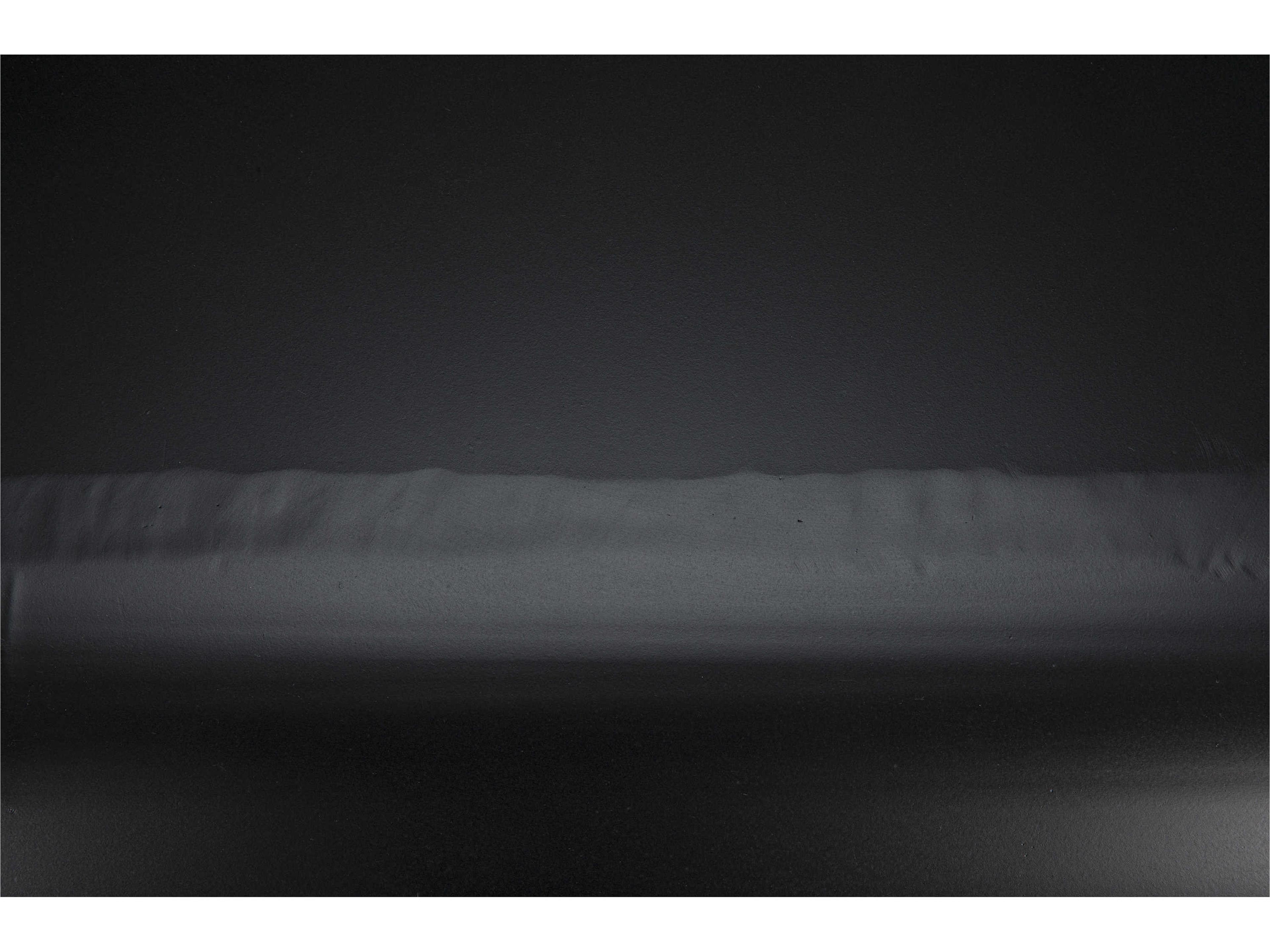 Noir Gaston Rectangular Metal Matte Black Console Table