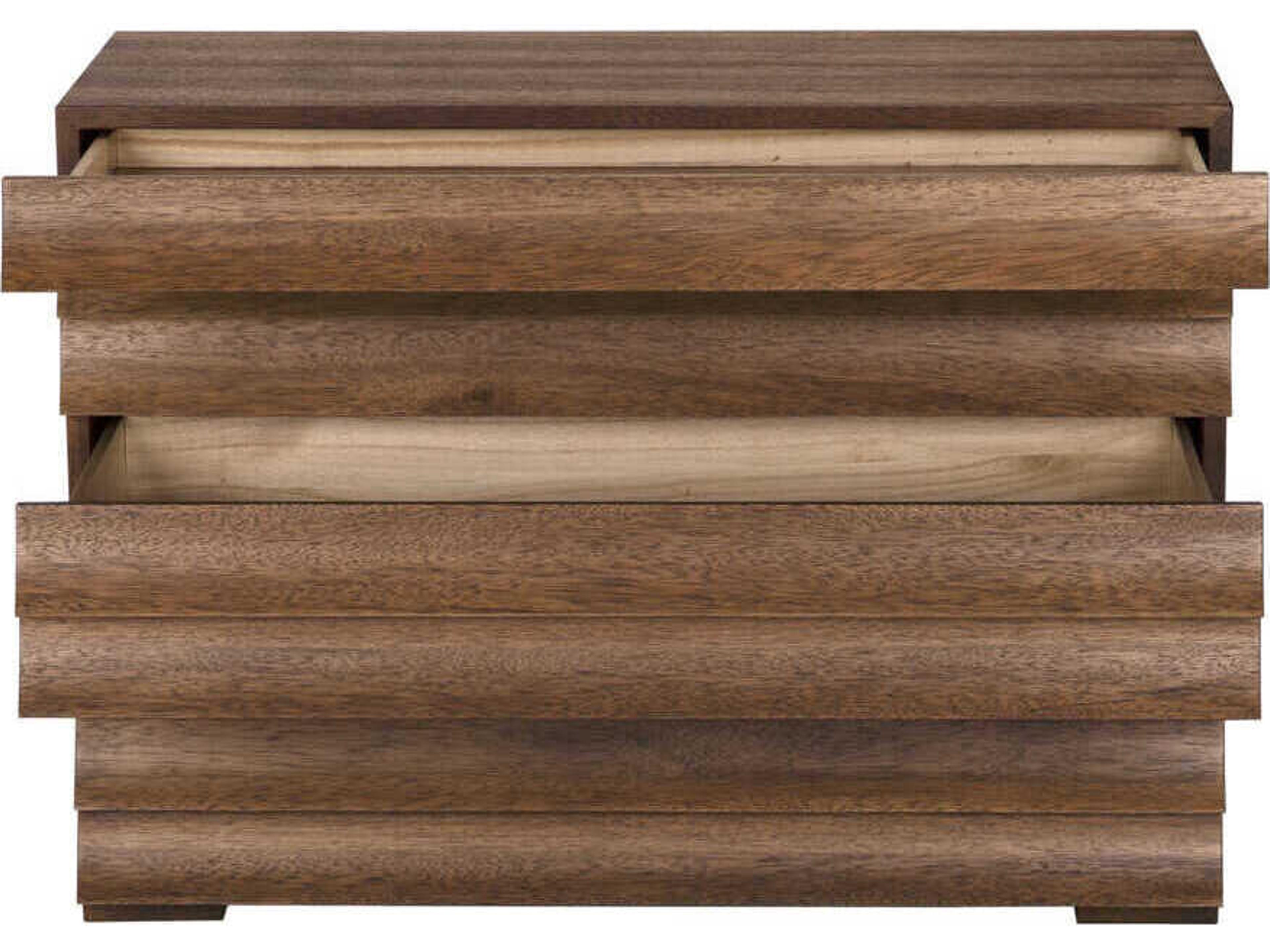 Noir Rectangular Wood Dark Walnut Frederico Console Table