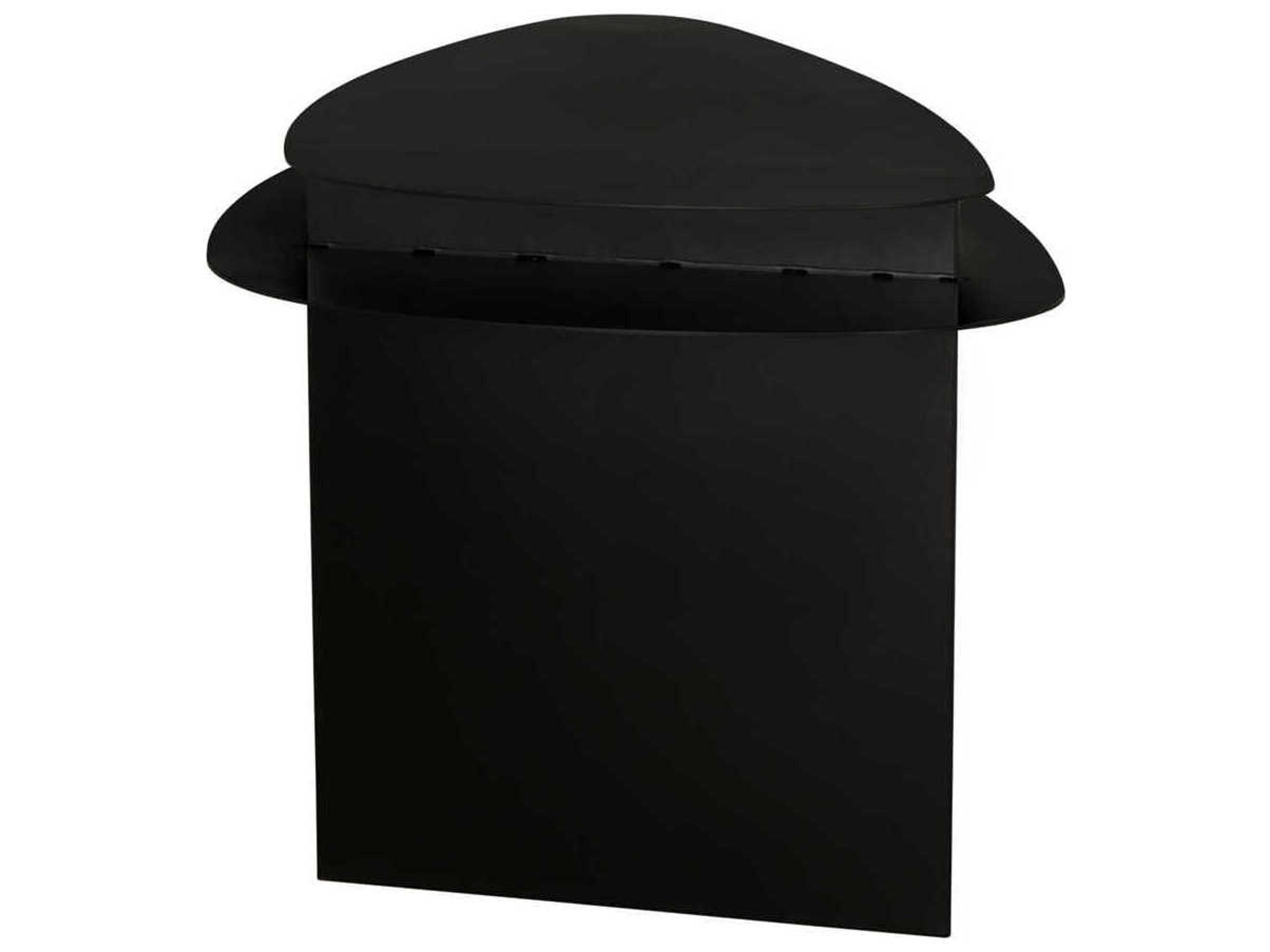 Noir Sita Matte Black Computer Desk