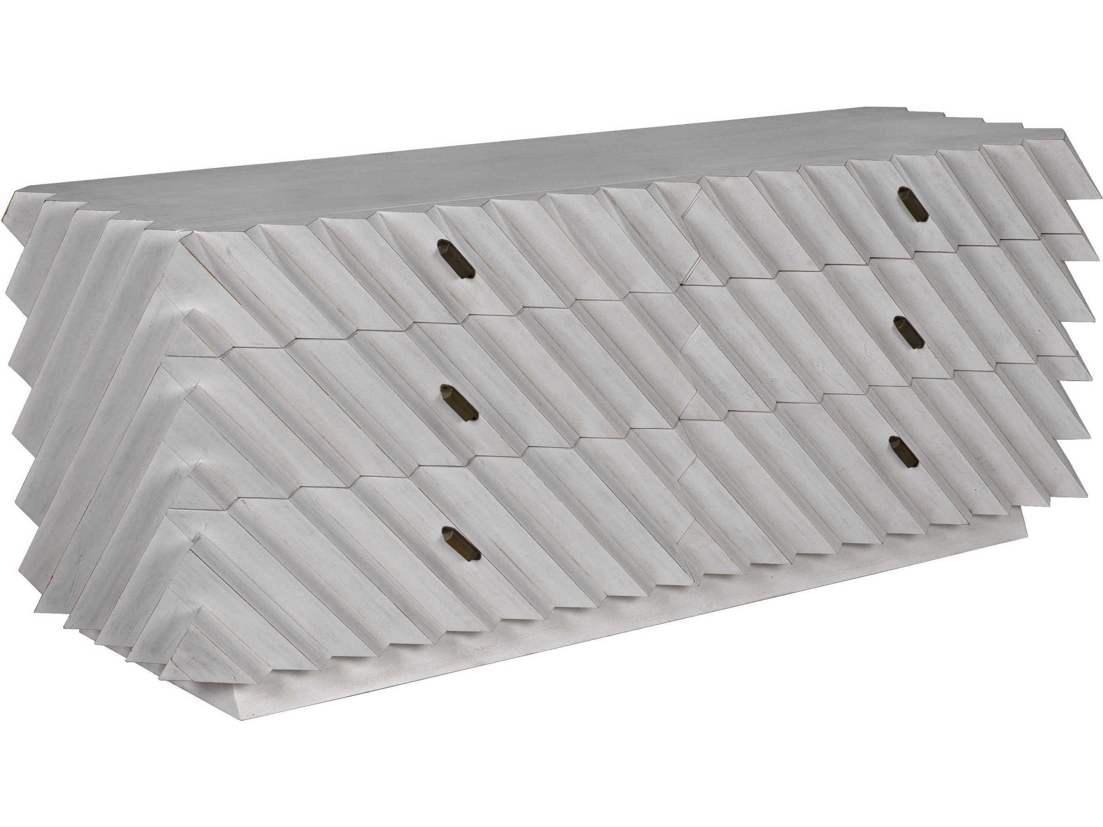 Hikaru 6-Drawers Mahogany Wood Double Dresser