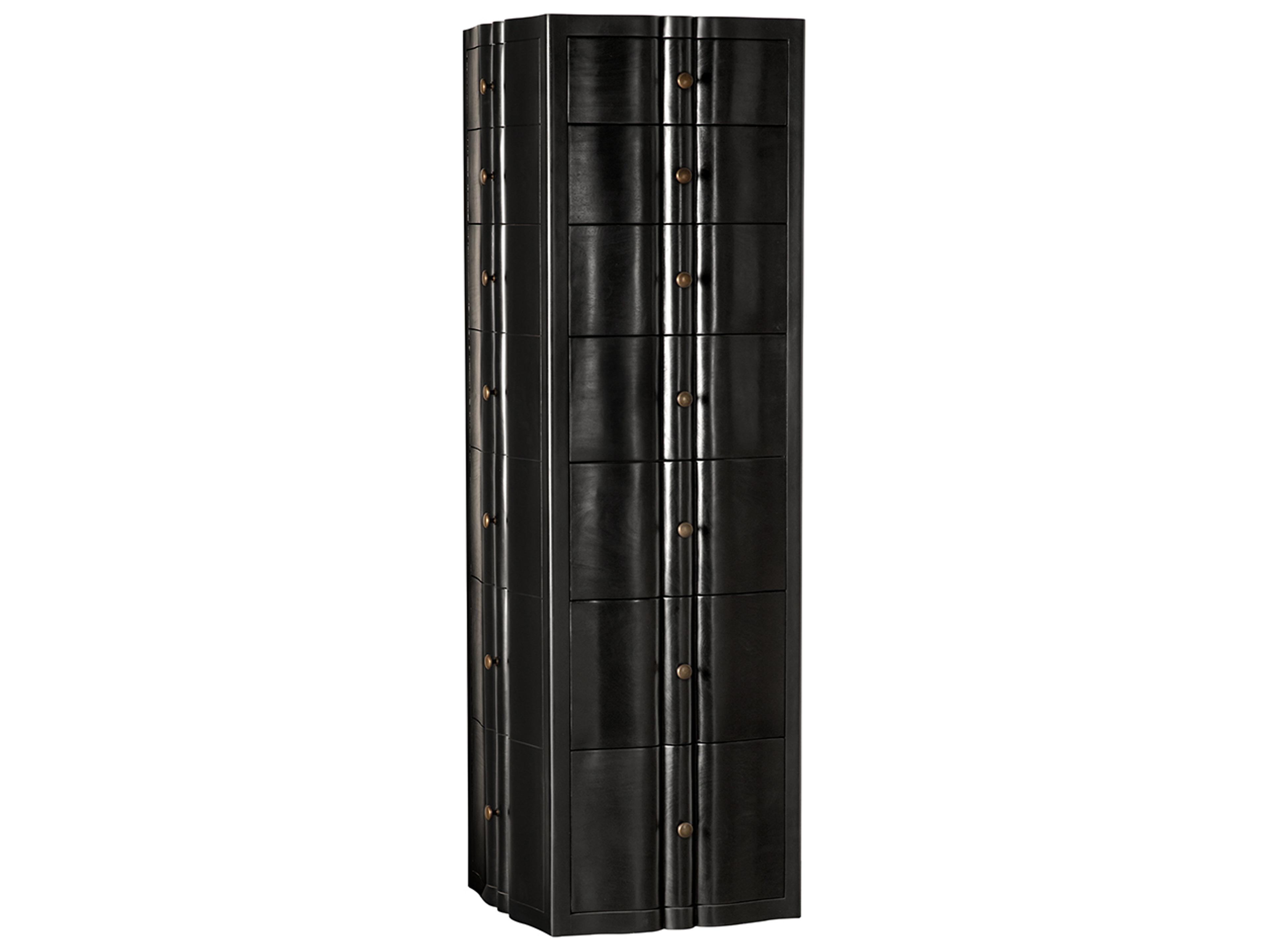 7-Drawers Mahogany Wood Double Dresser