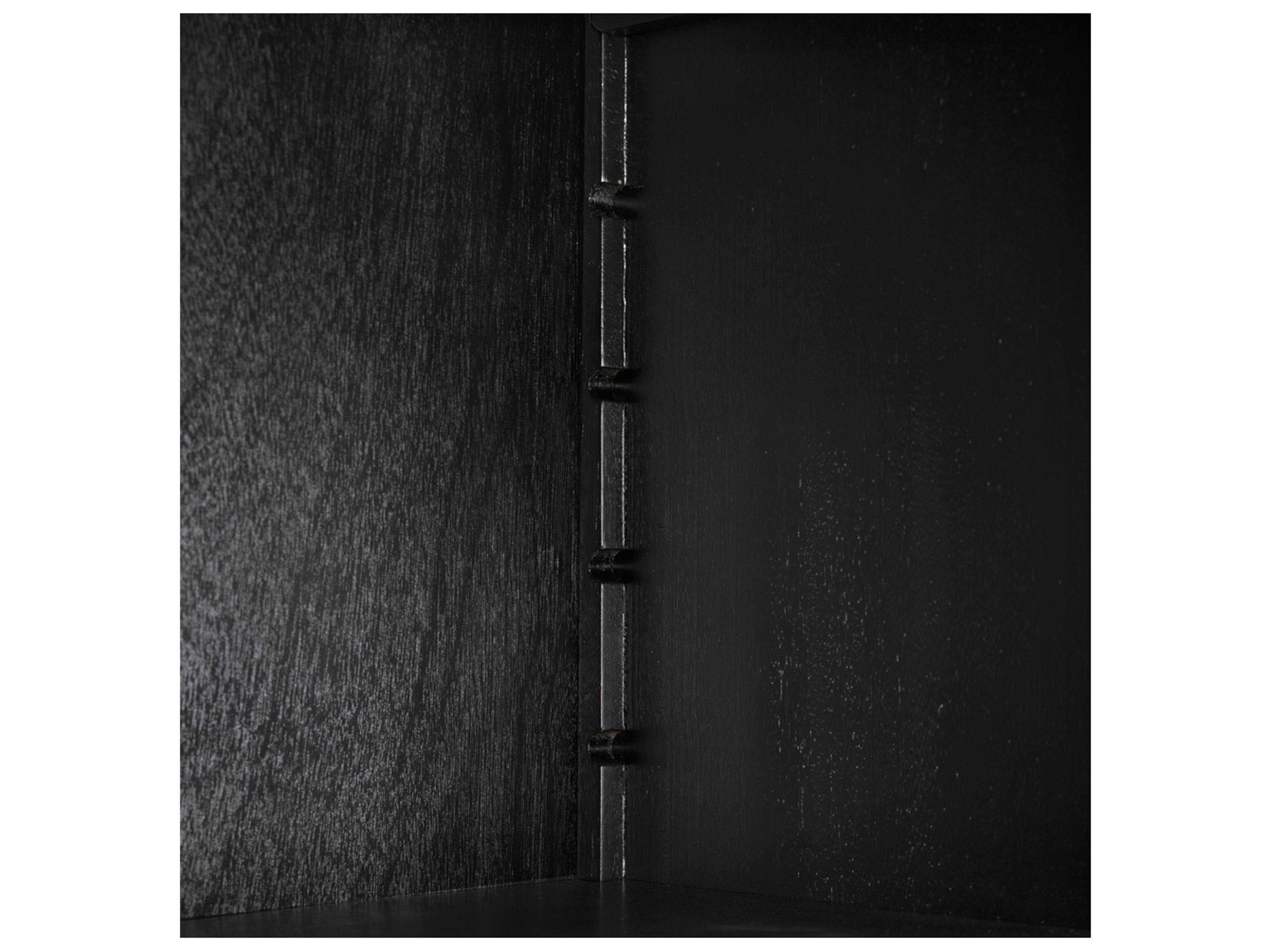 Noir Didier Black Walnut Wood Accent Chest