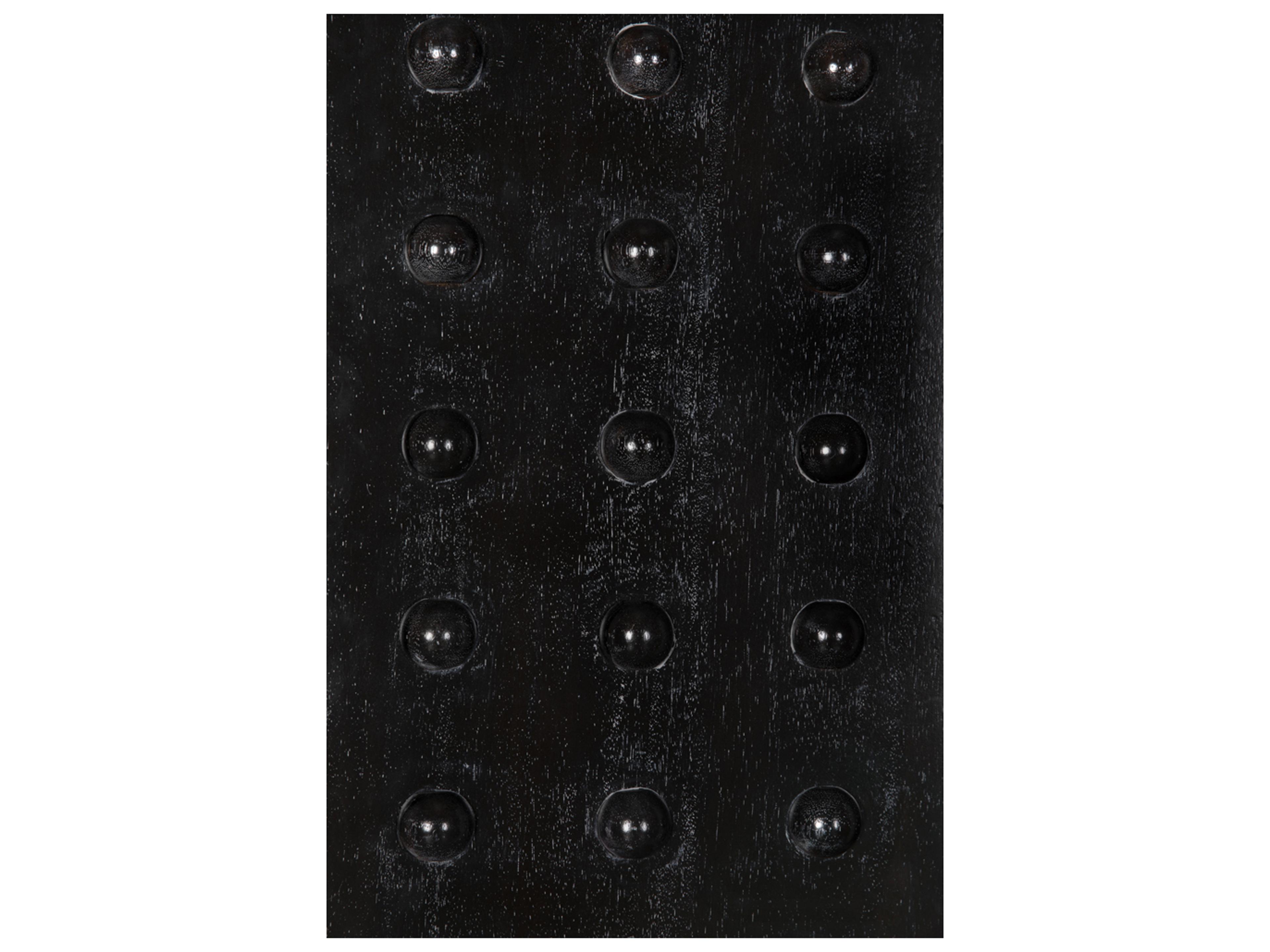 Noir Didier Black Walnut Wood Accent Chest