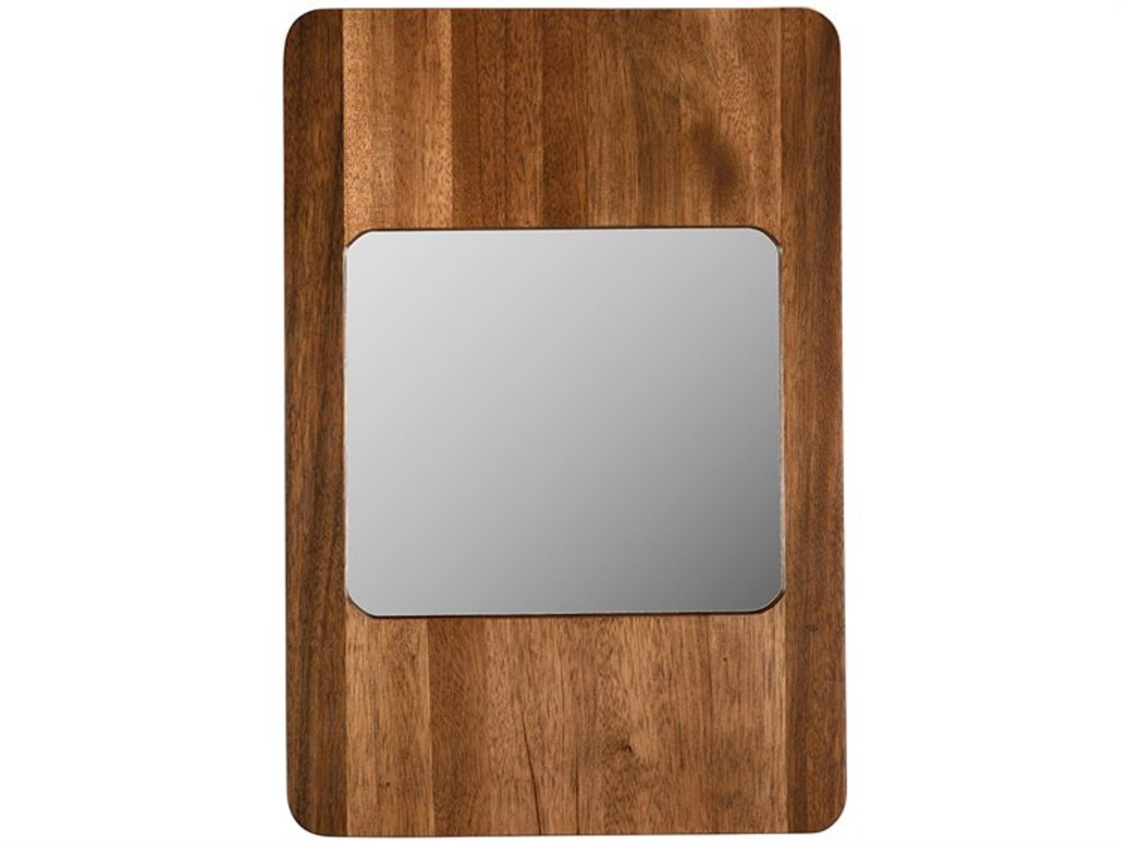 Franklin B Dark Walnut Wall Mirror Rectangular