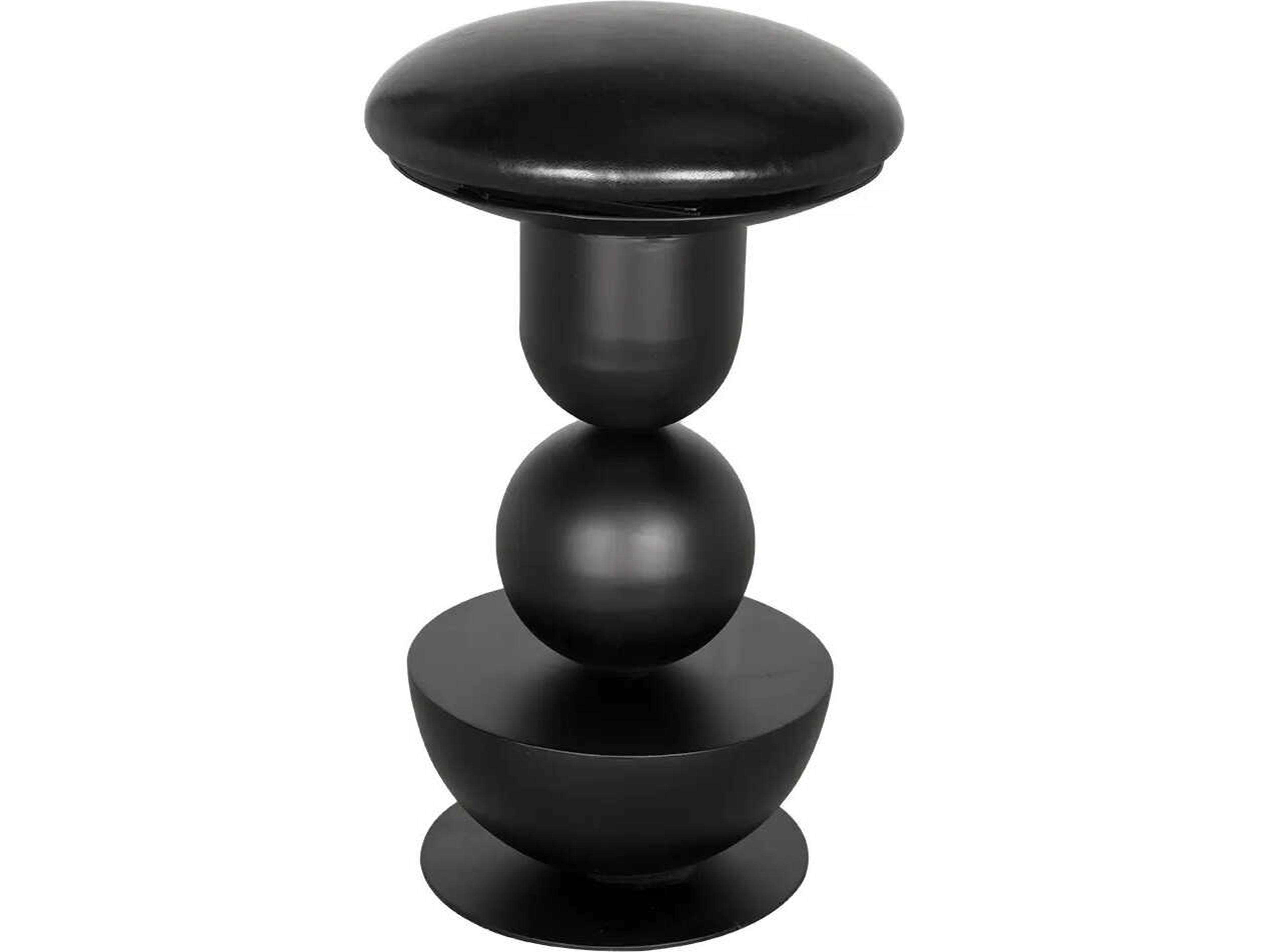 Perth Matte Black Counter Stool