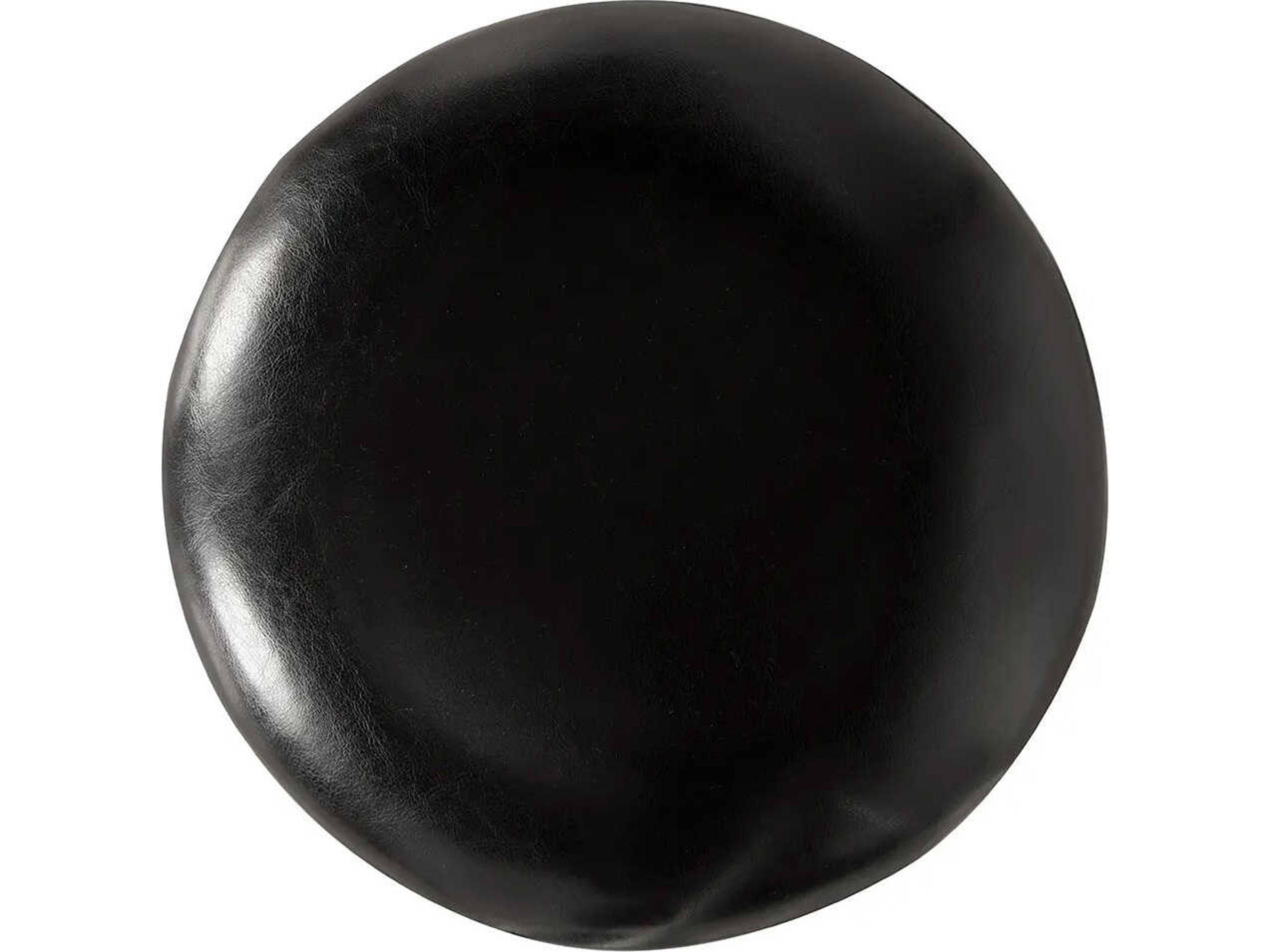 Noir Perth Matte Black Counter Stool