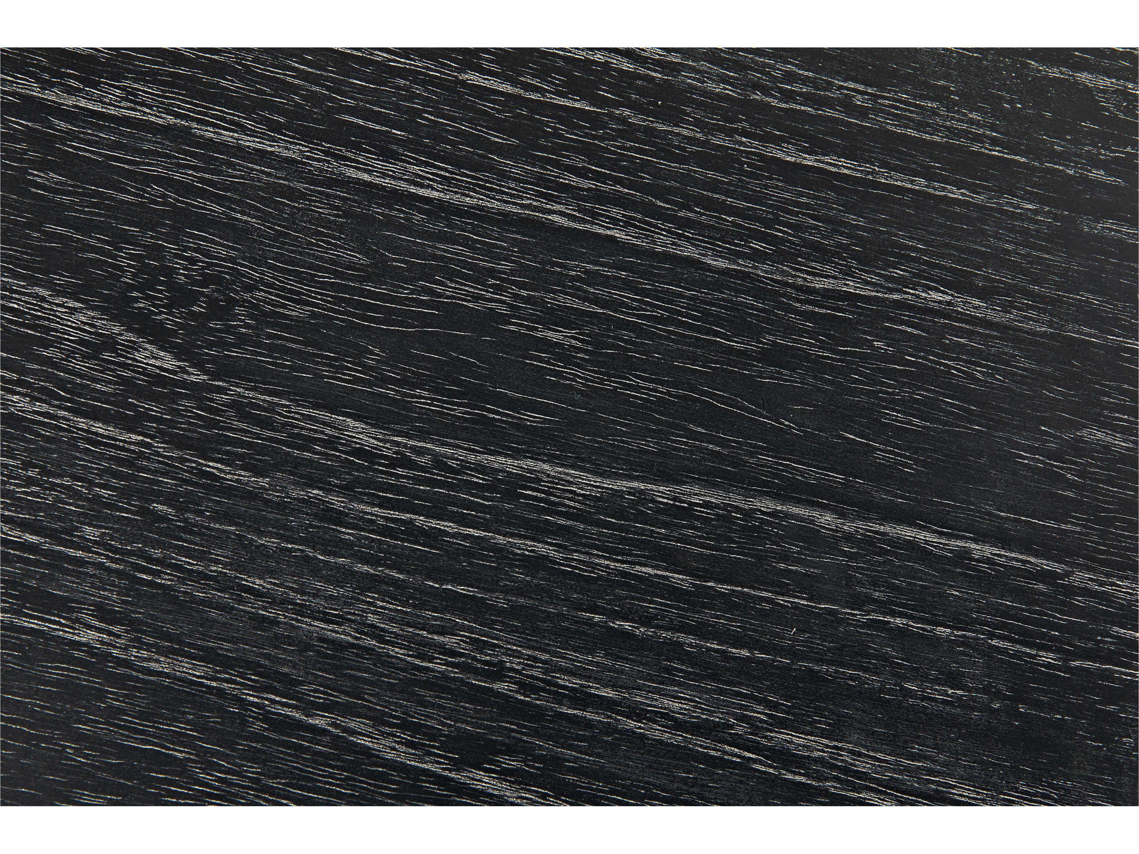 Noir Round Wood Coffee Table