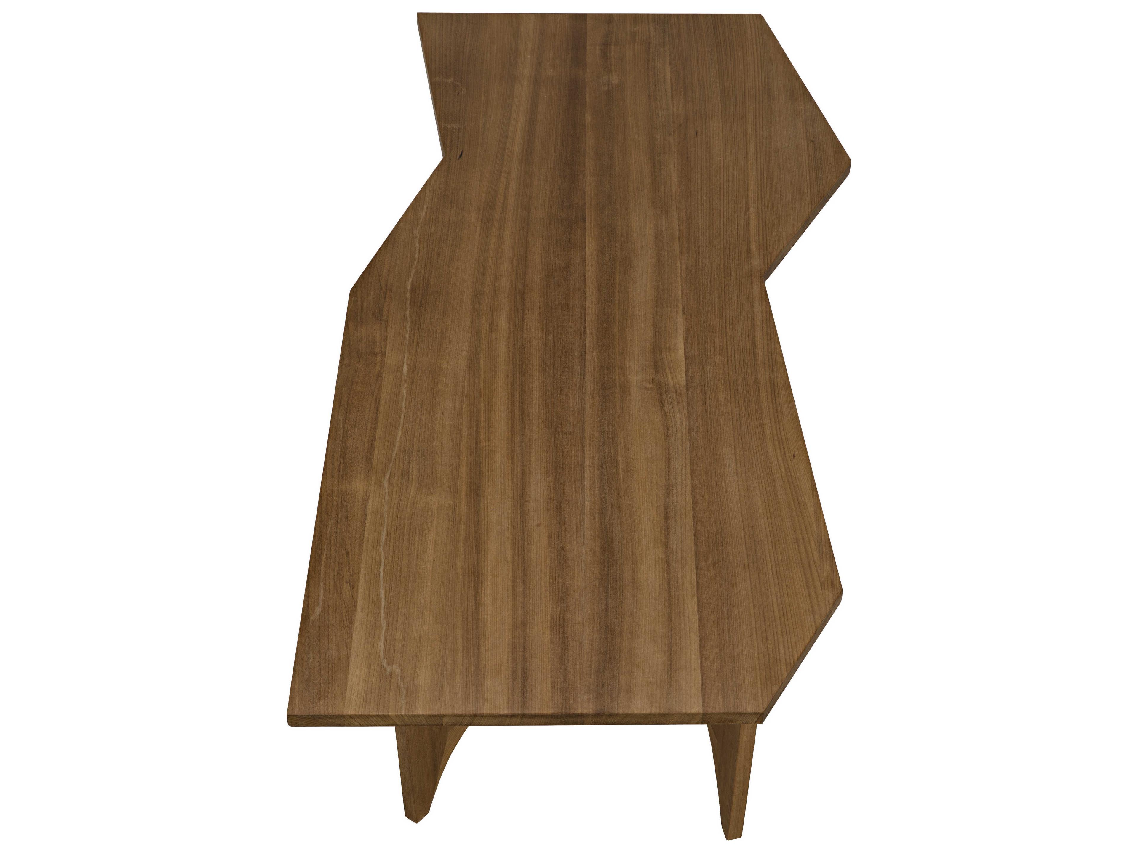 Noir Wood Gold Teak Coffee Table