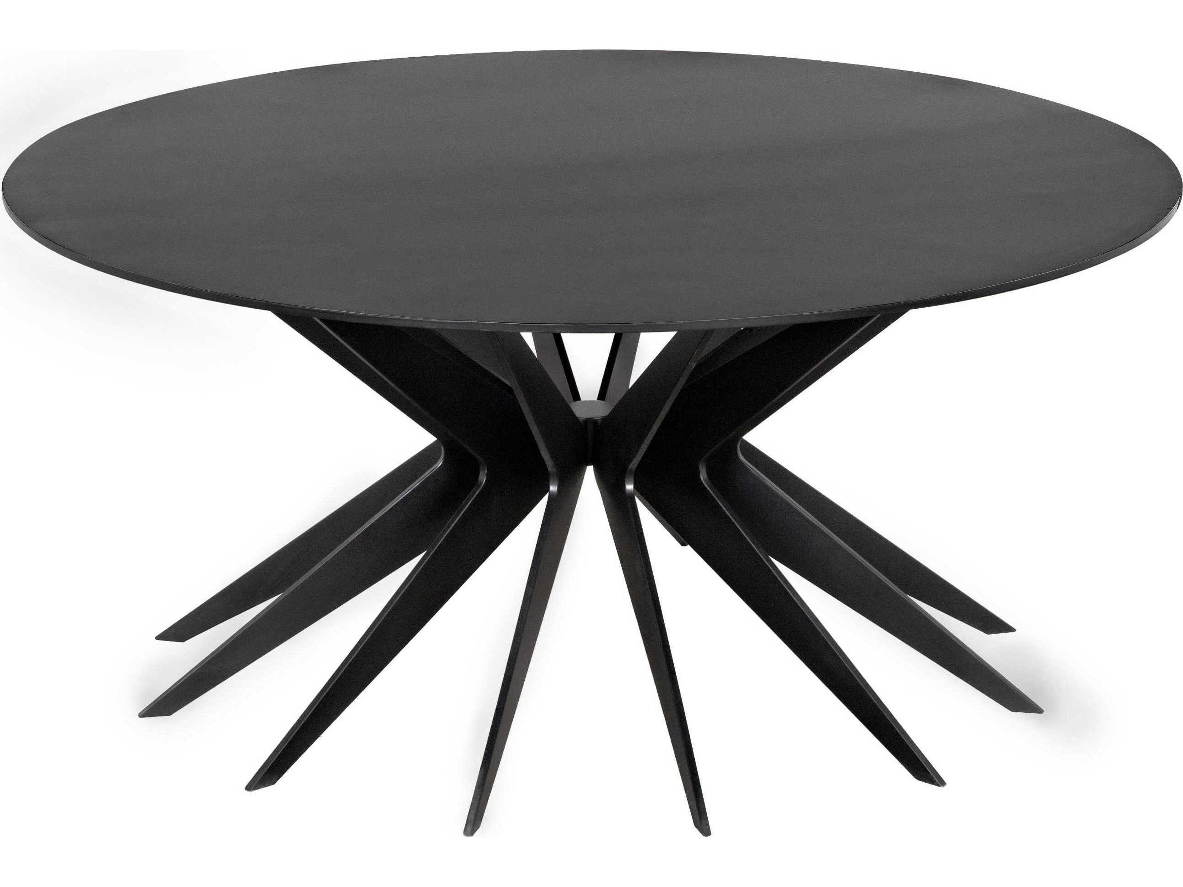 Noir Round Steel Coffee Table