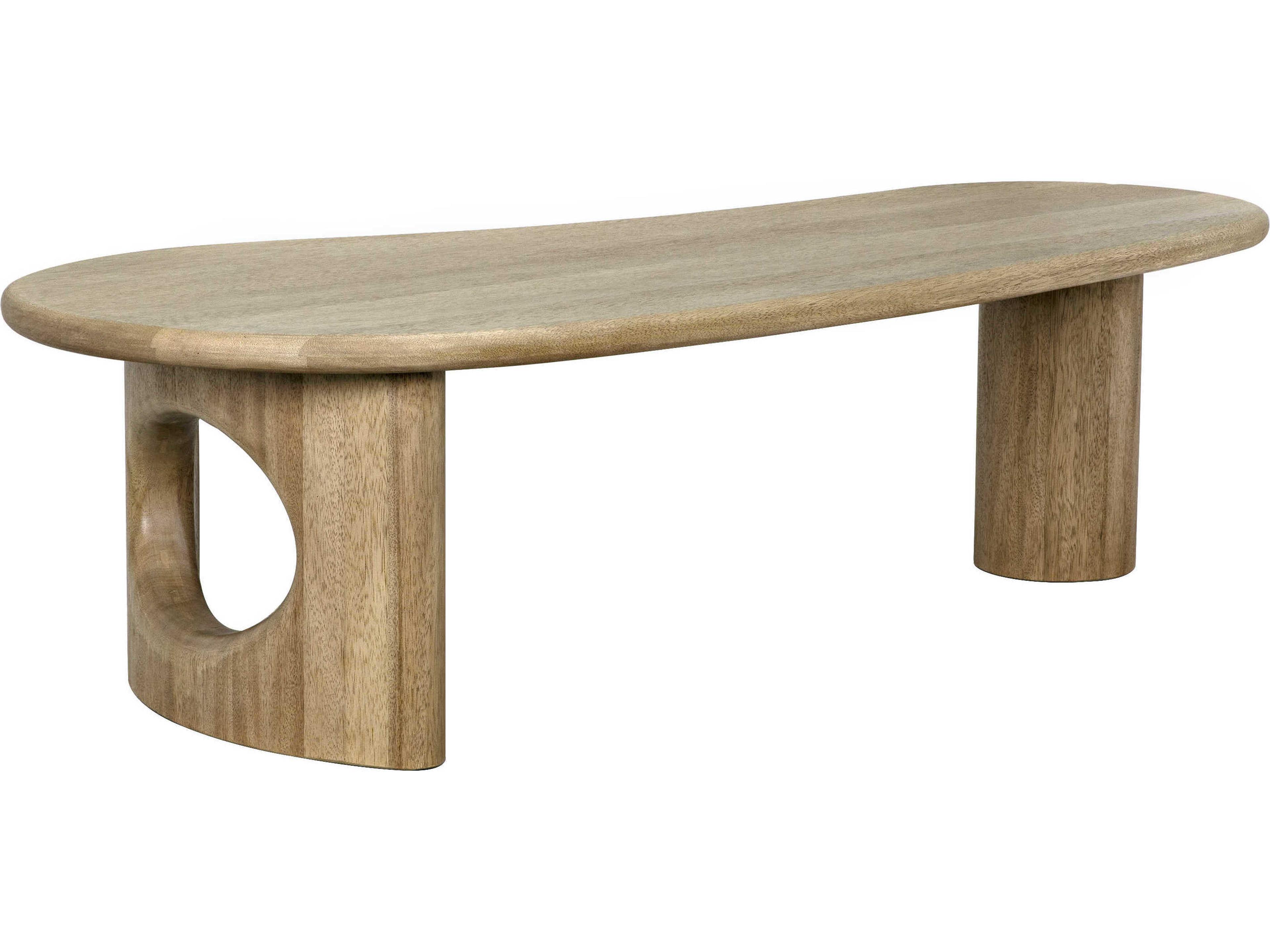 Noir Wood Washed Walnut Coffee Table