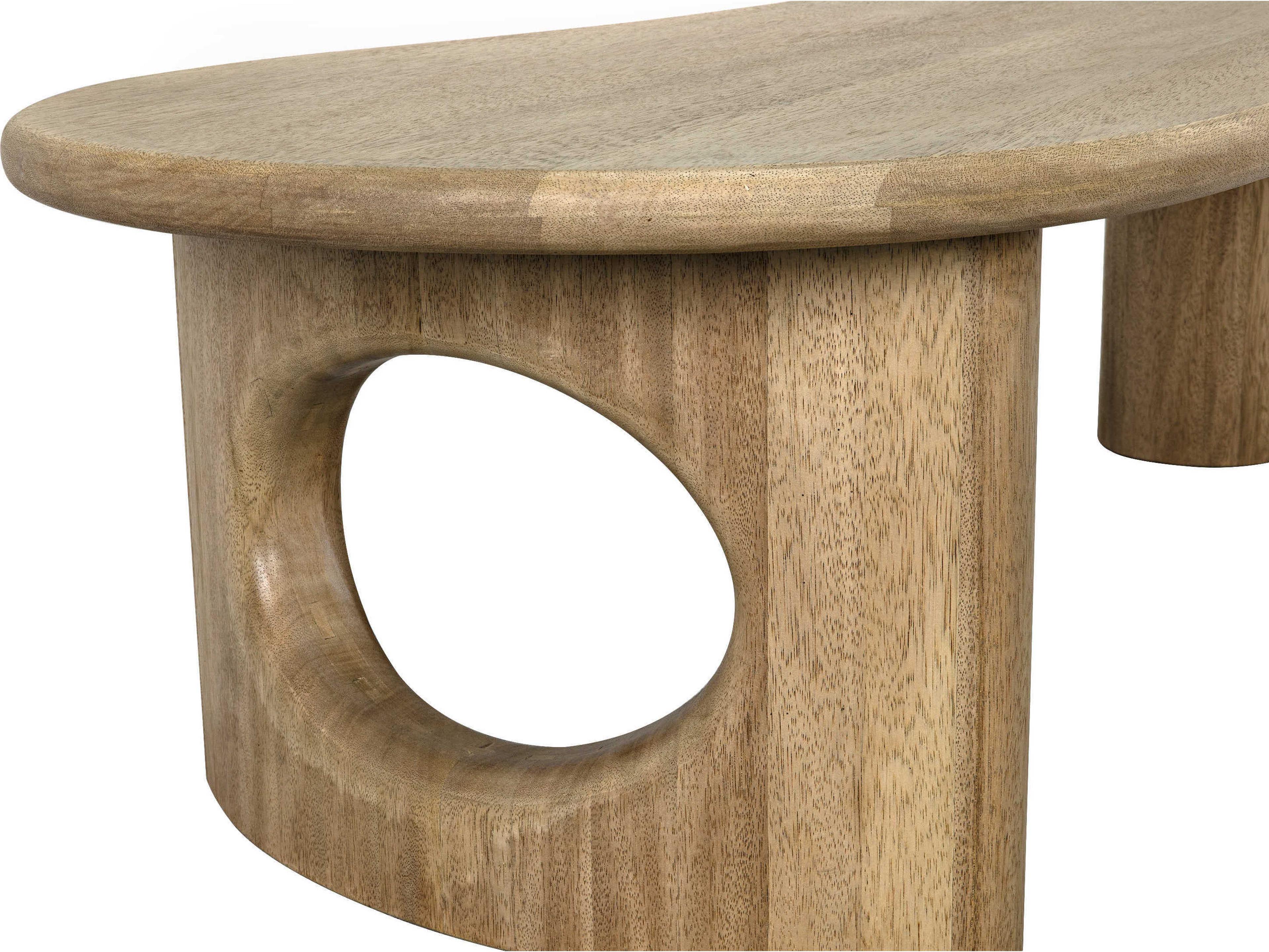 Noir Wood Washed Walnut Coffee Table