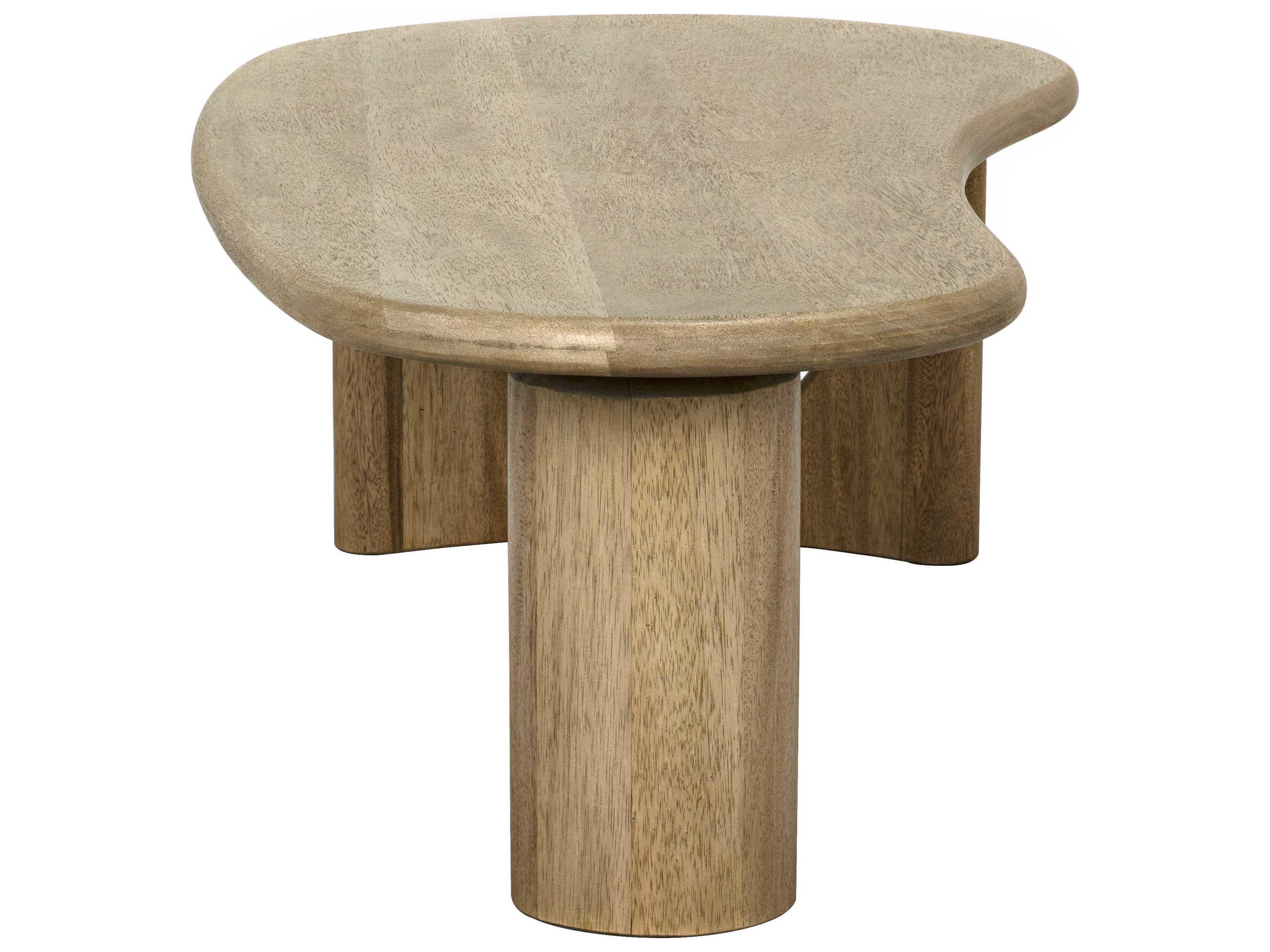 Noir Wood Washed Walnut Coffee Table