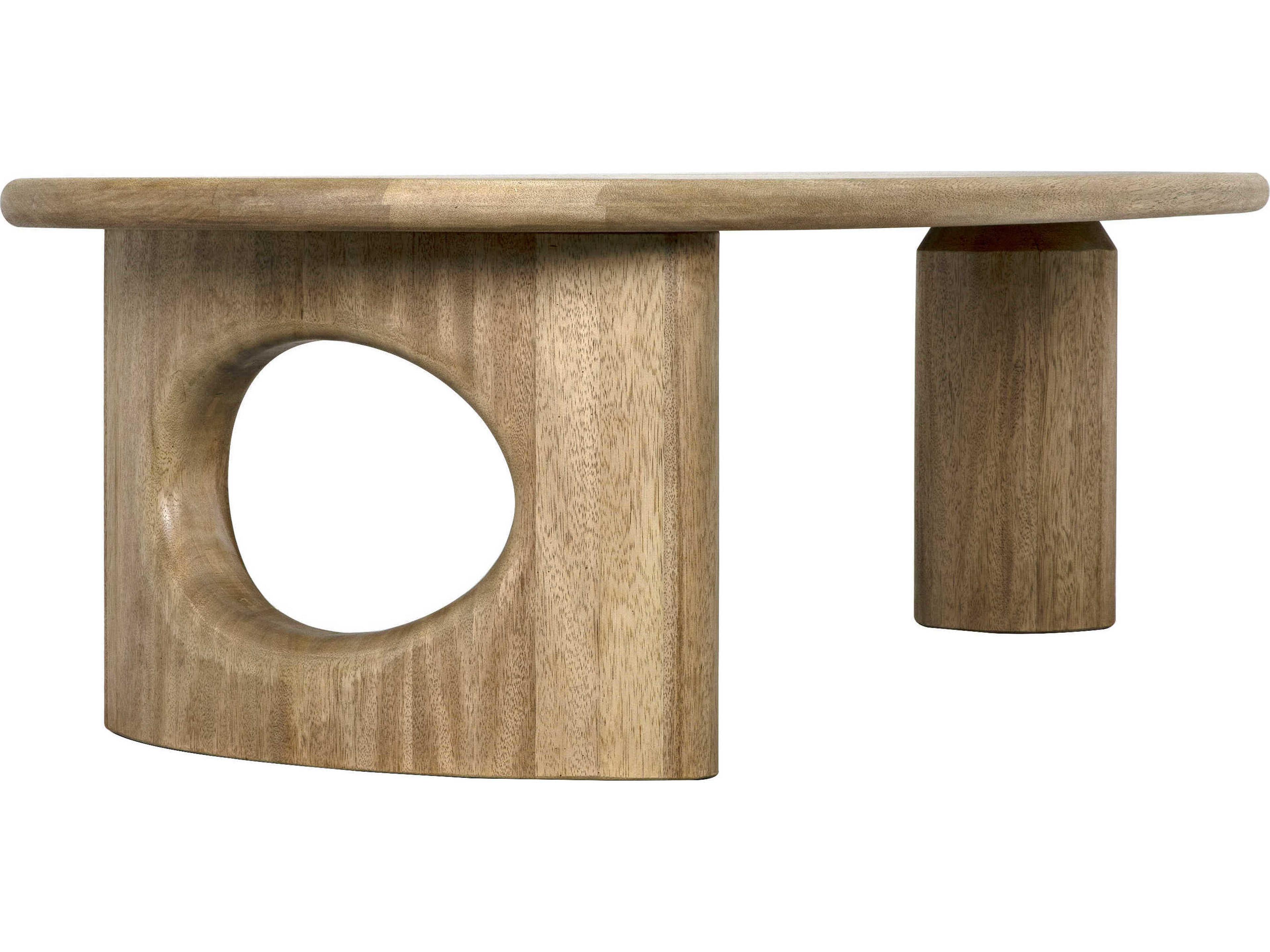 Noir Wood Washed Walnut Coffee Table