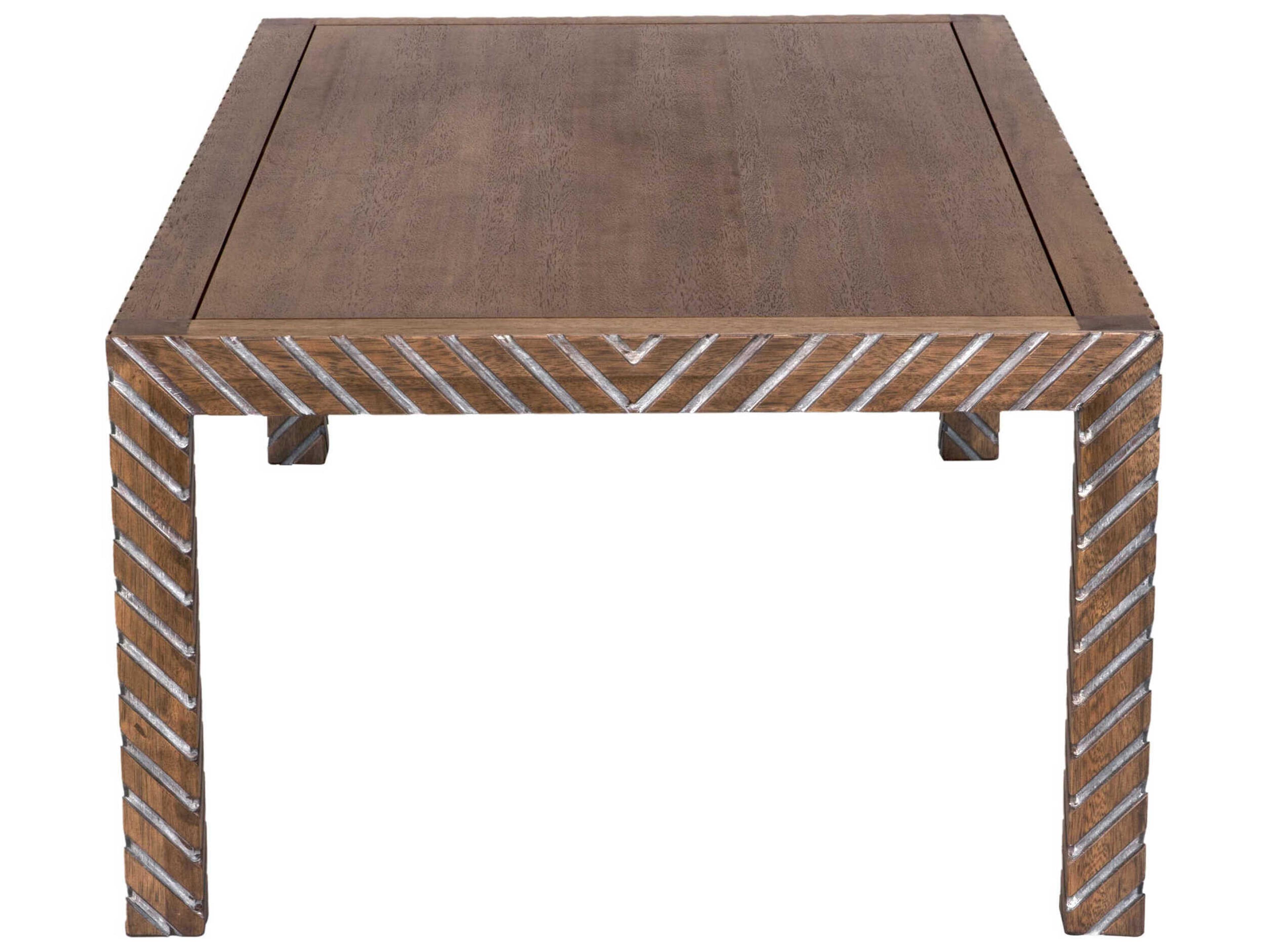 Noir Ryder Rectangular Wood Dark Walnut Coffee Table