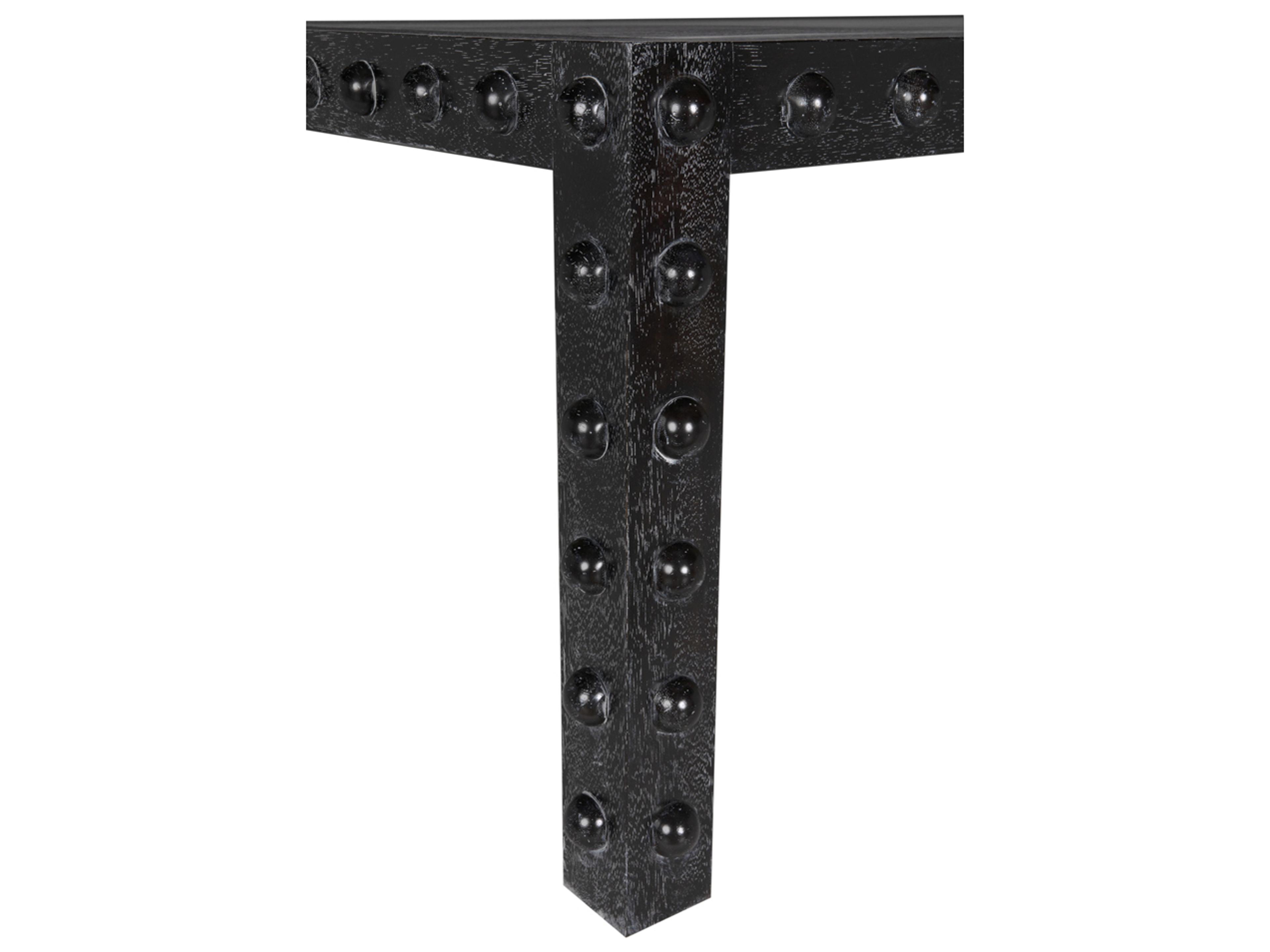 Noir Didier Rectangular Wood Dining Table