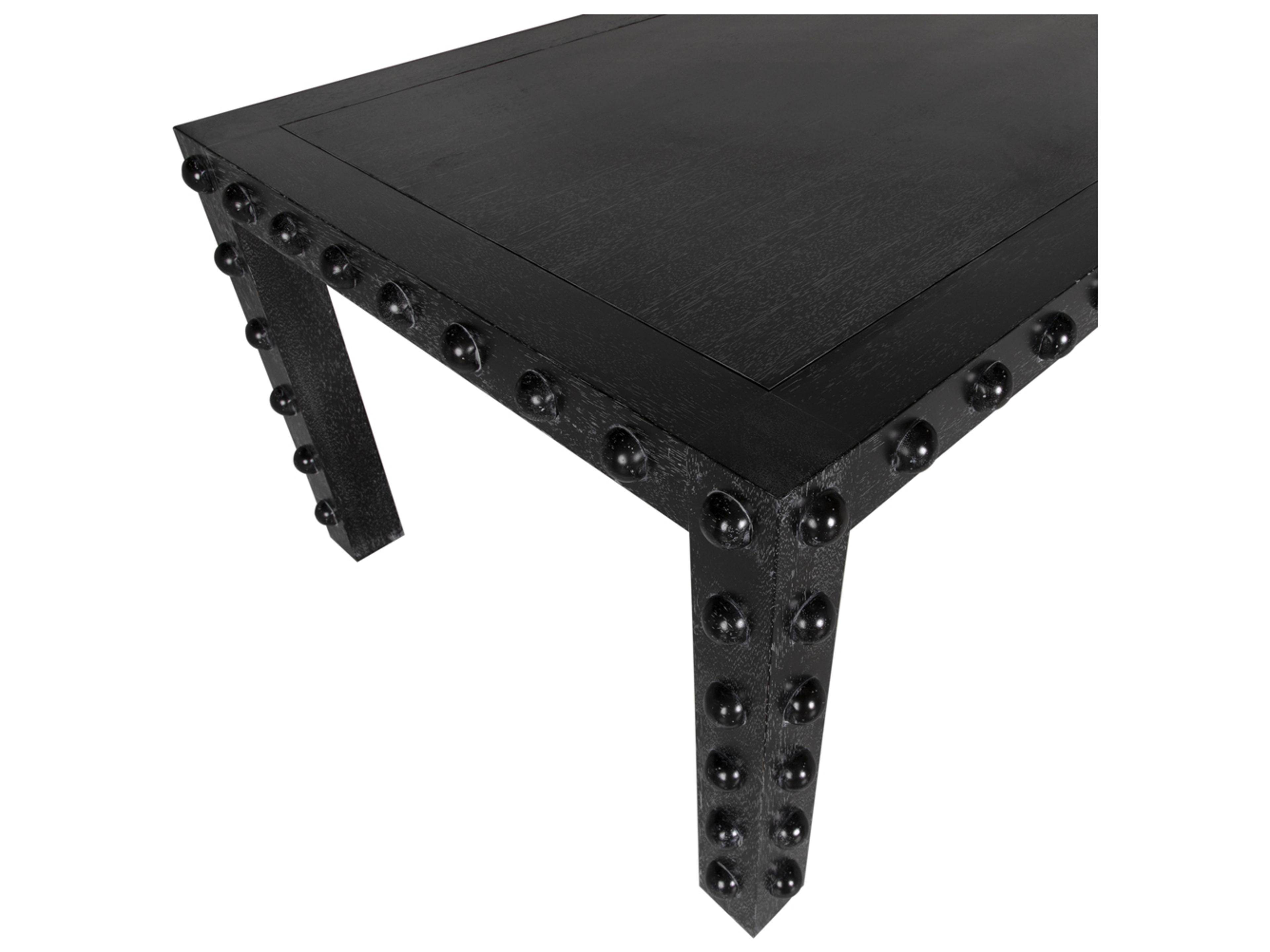 Noir Didier Rectangular Wood Dining Table