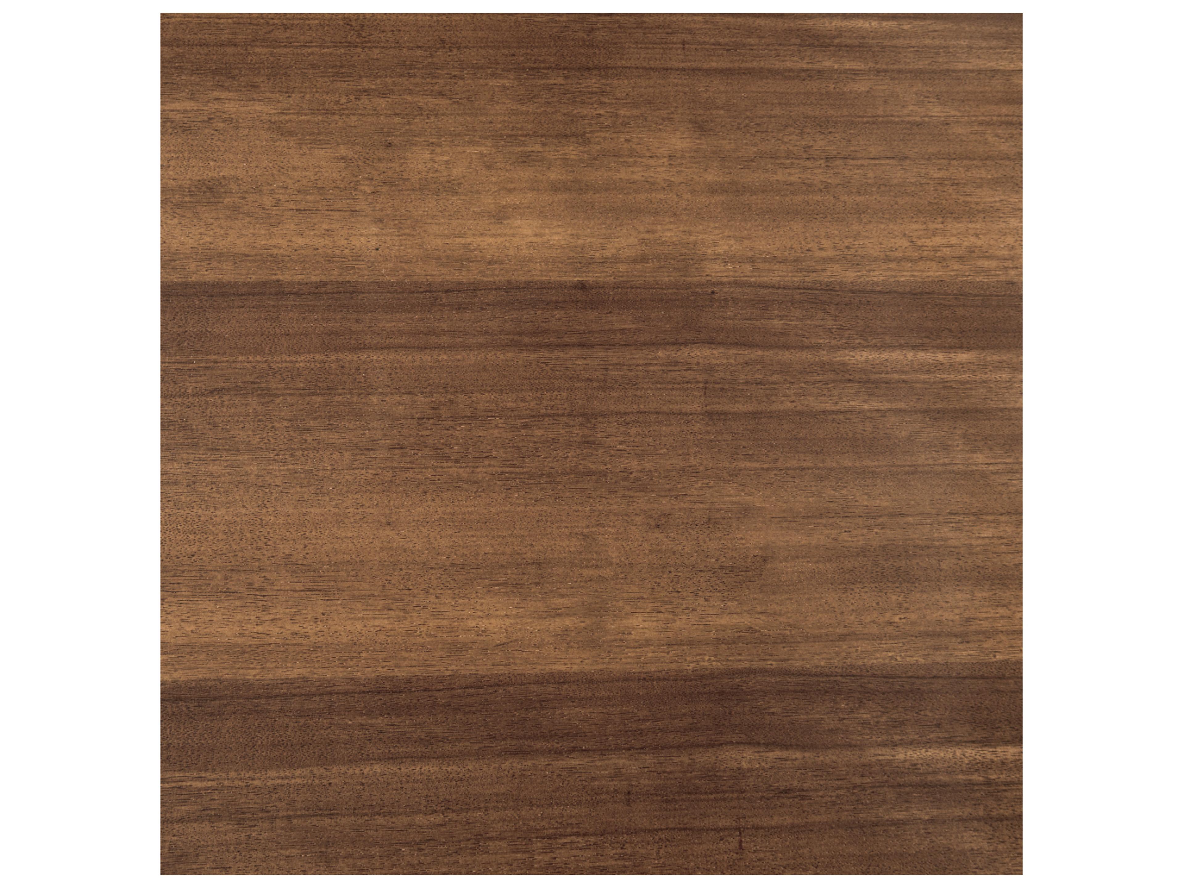 Noir Alexei Rectangular Wood Dark Walnut And Matte Black Dining Table