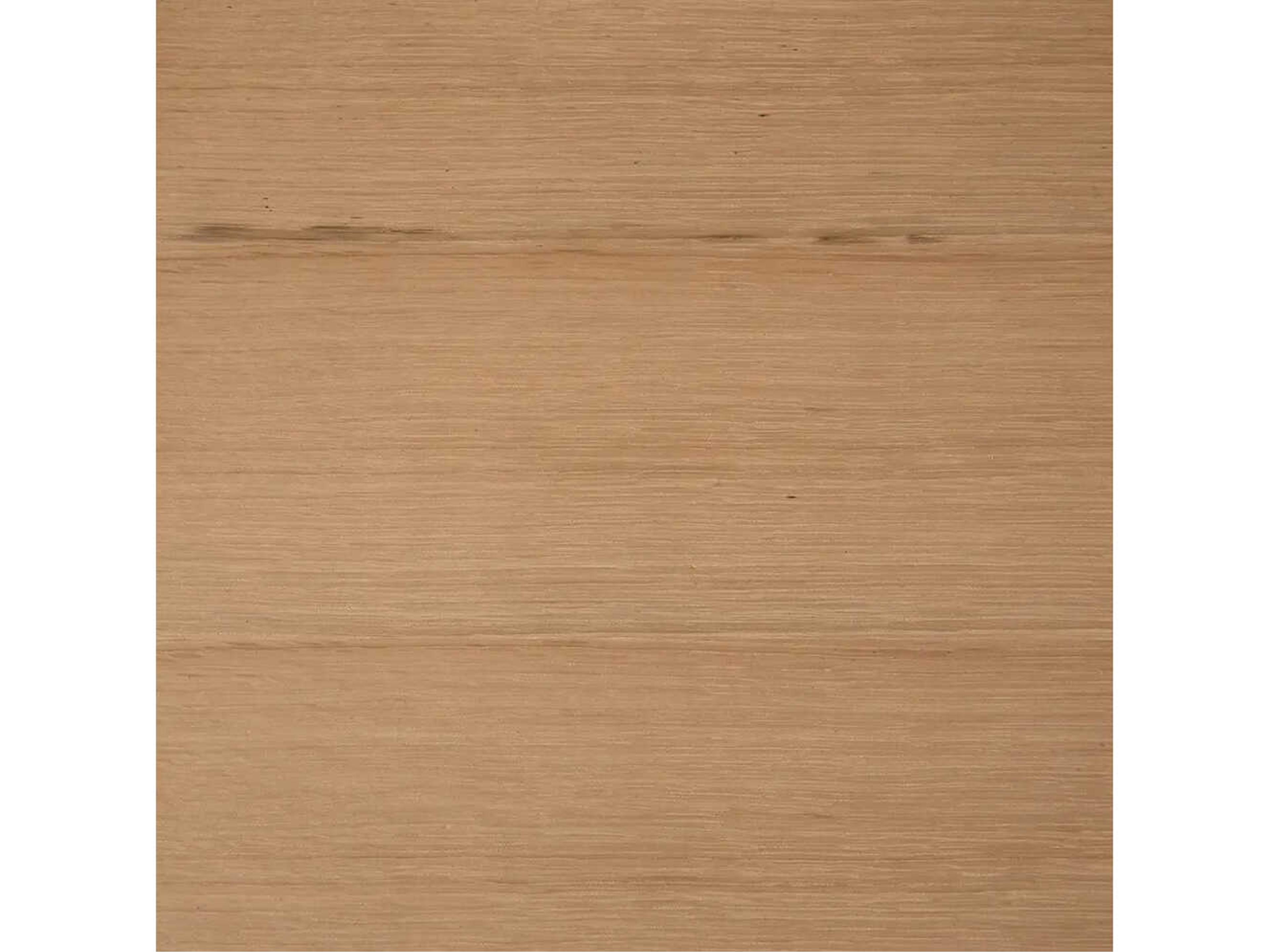 Noir Kensington Round Wood Natural And Matte Black End Table