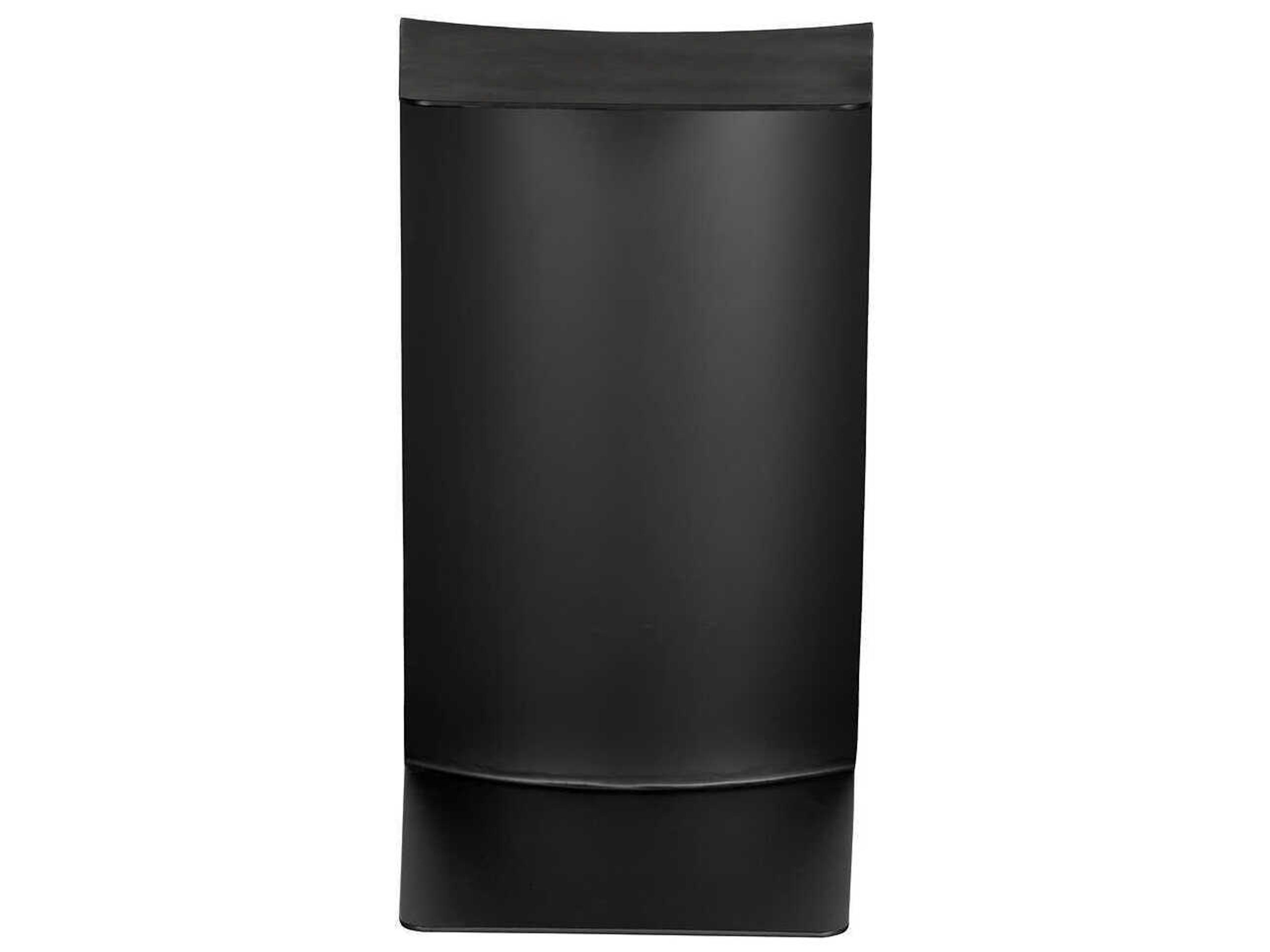 Noir Mulligan Rectangular Metal Matte Black End Table