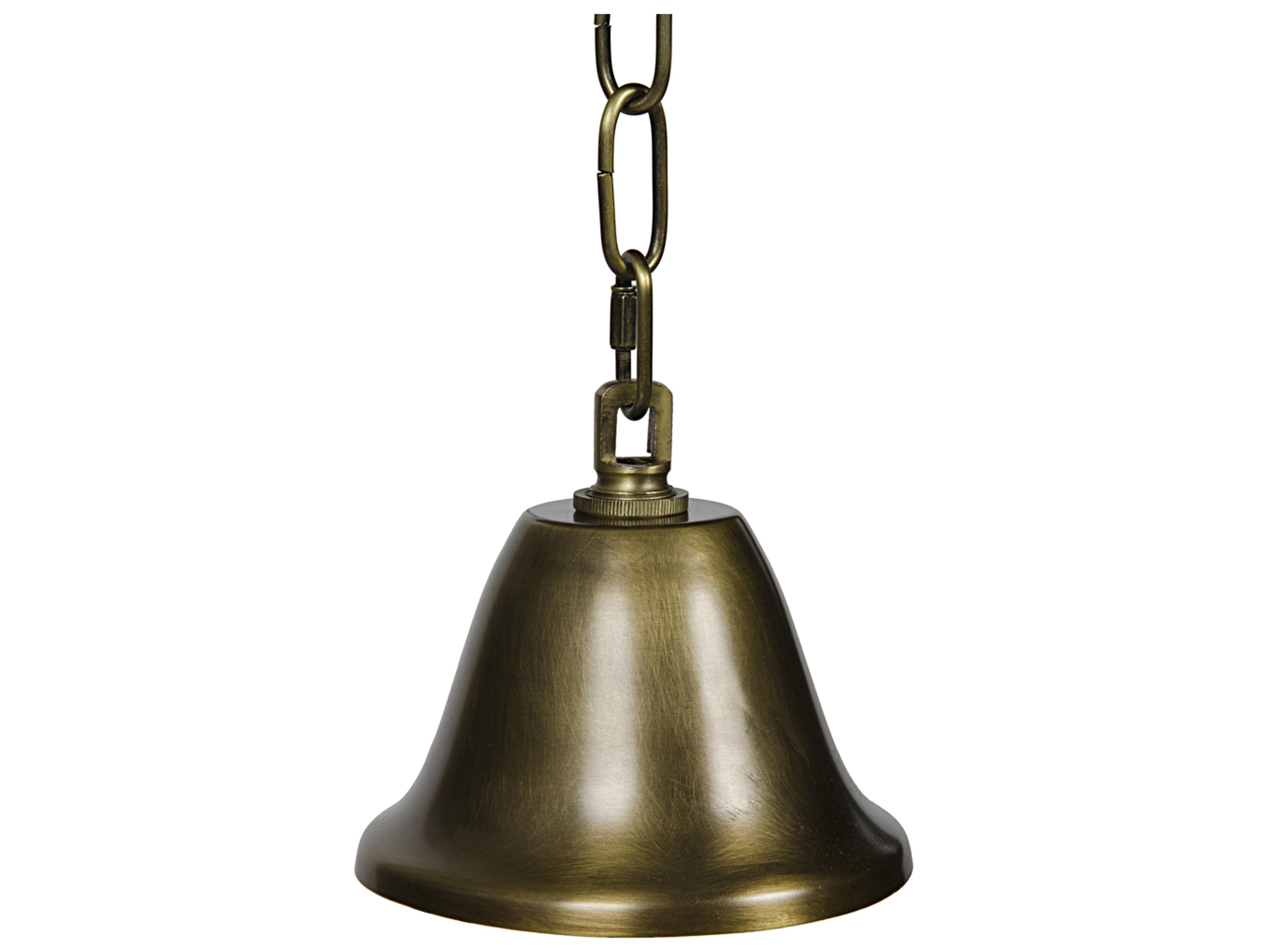 Noir Alchemy 4-Light Antique Brass Chandelier