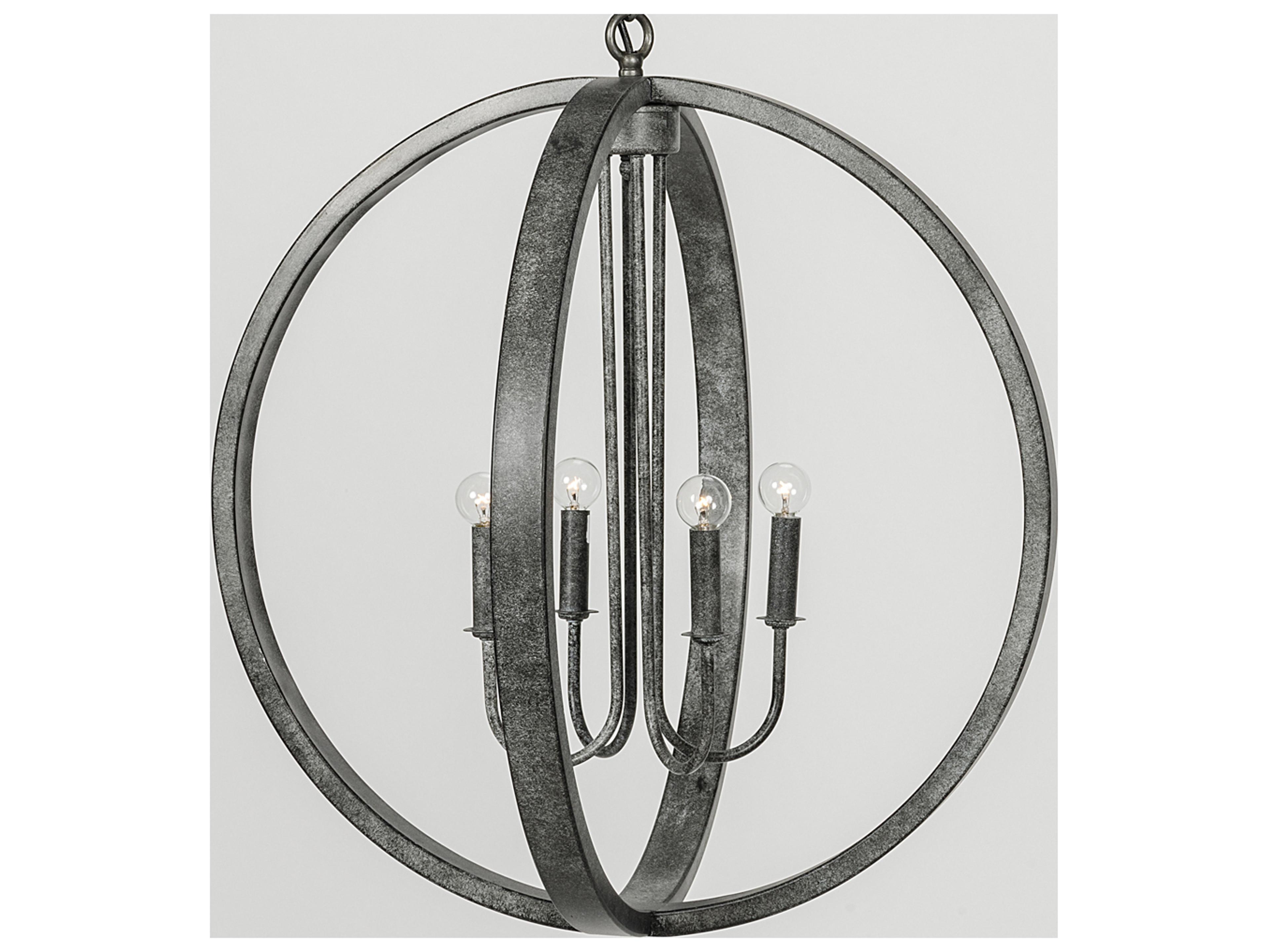 Abel 4-Light Gray Pendant