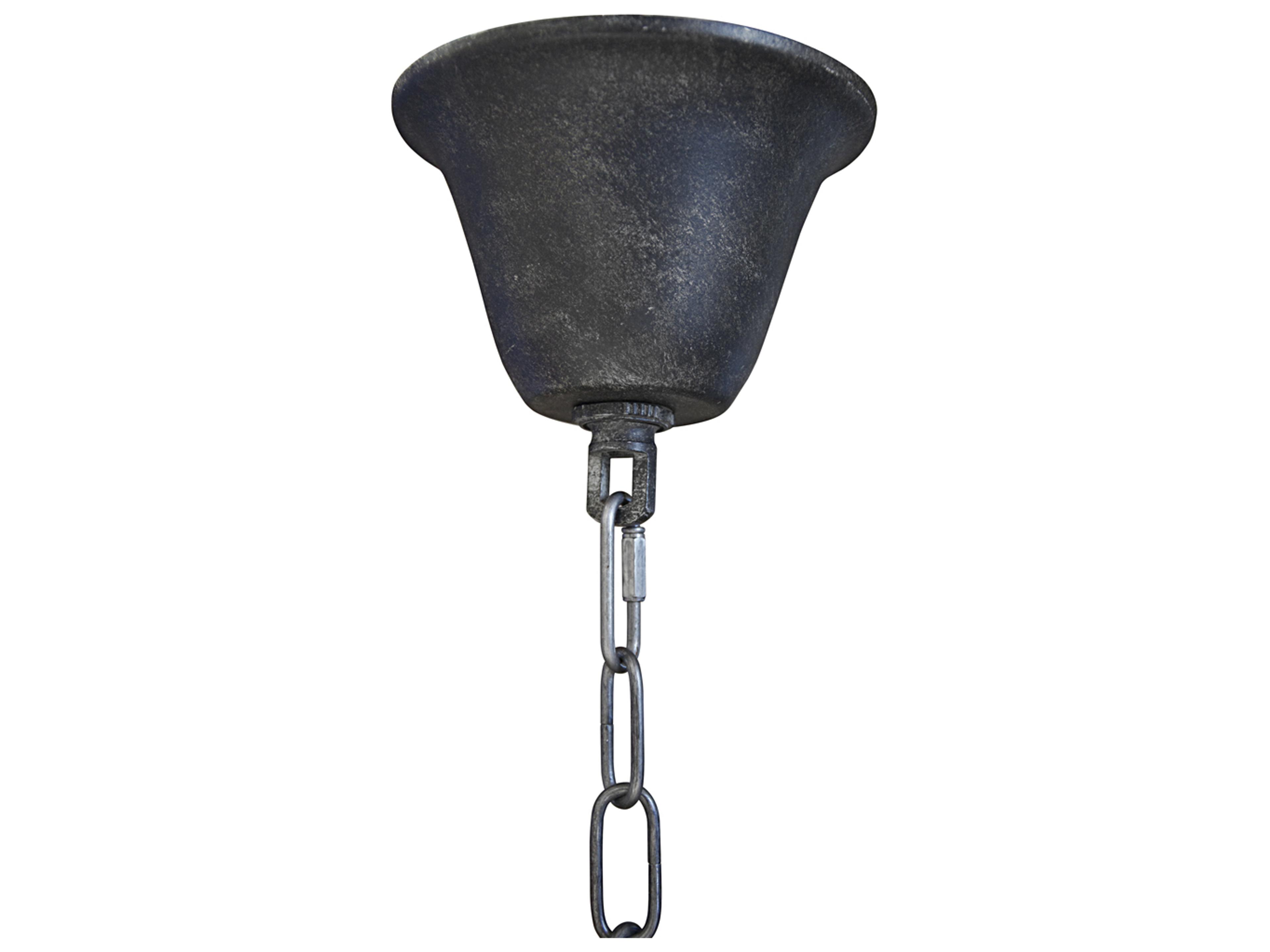 Noir Abel 4-Light Gray Pendant