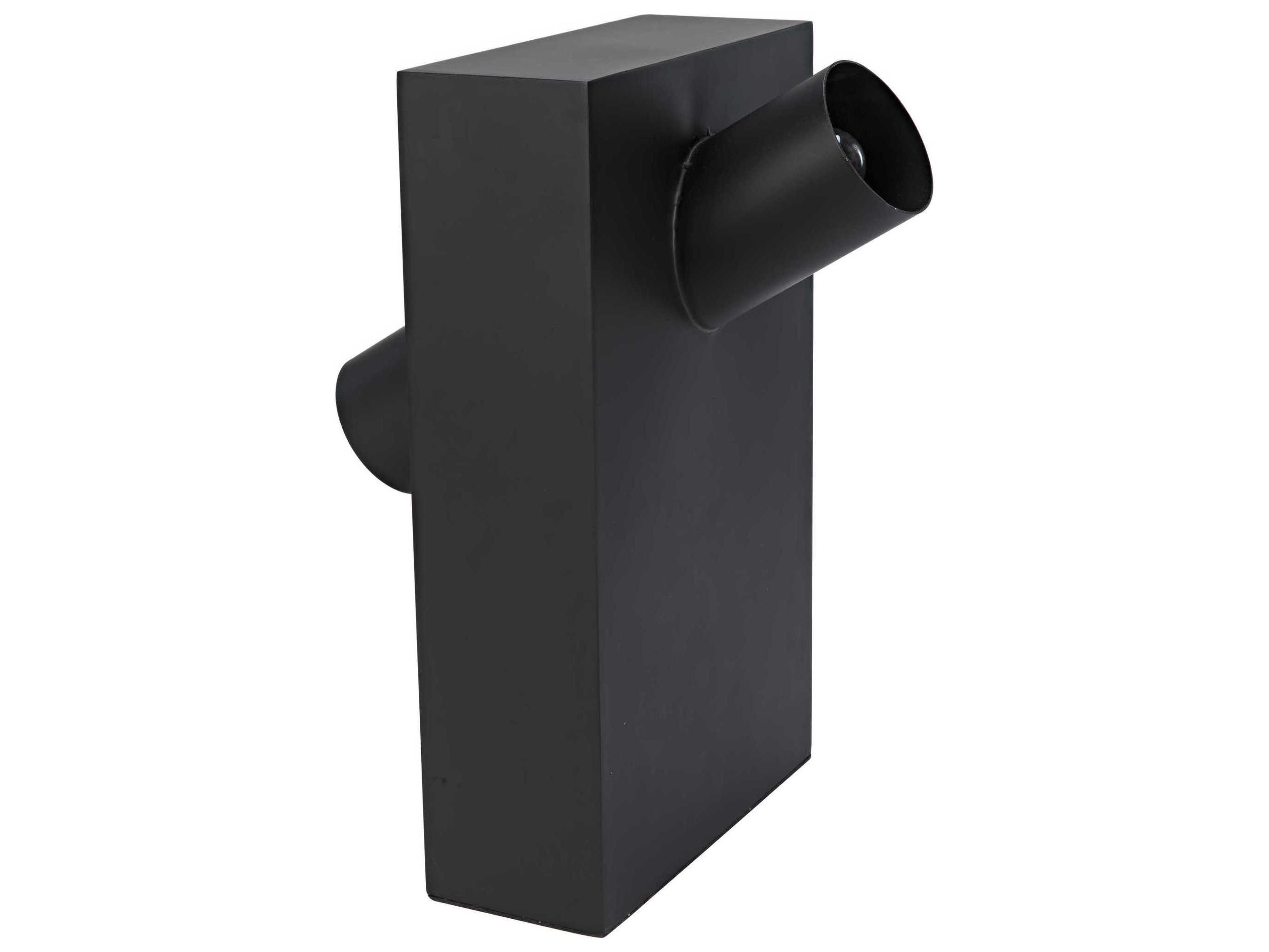 Topo Black Metal Table Lamp