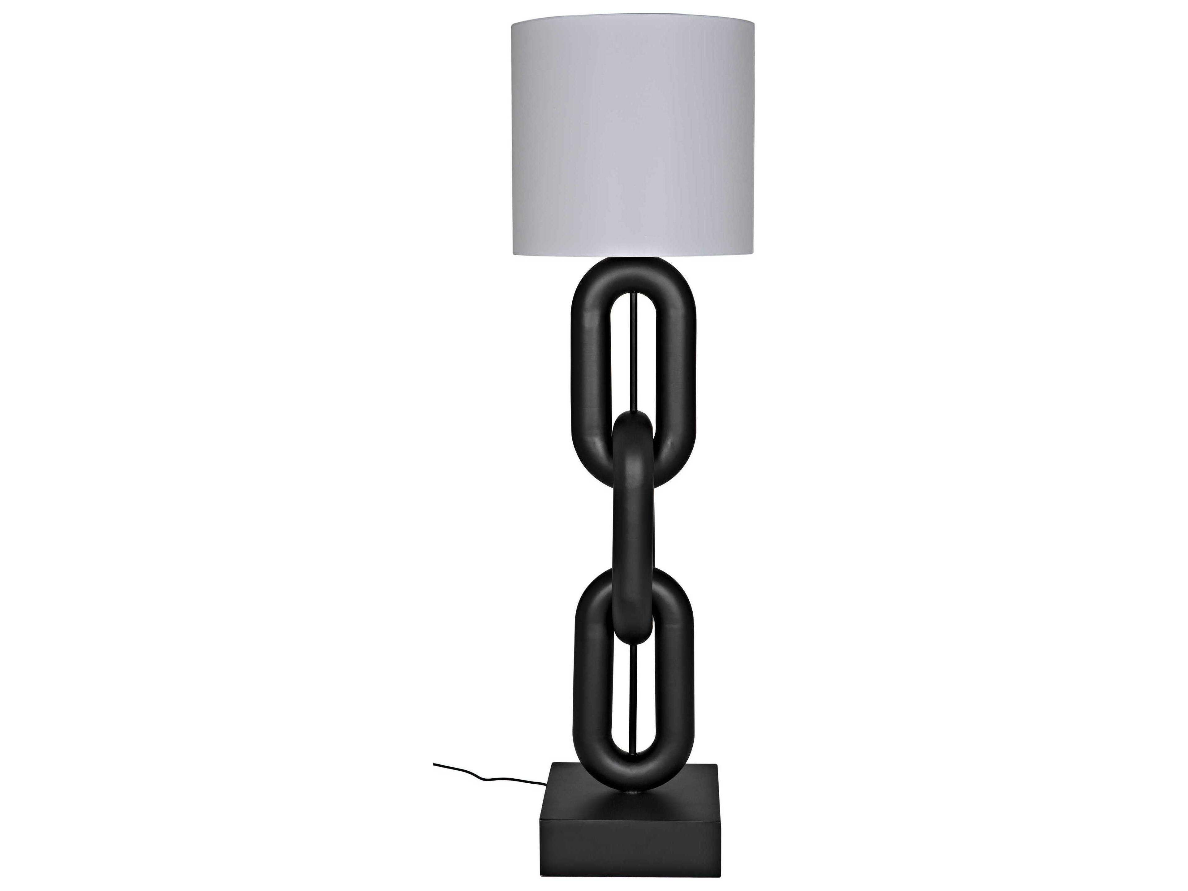 Matte Black Special Shade Floor Lamp